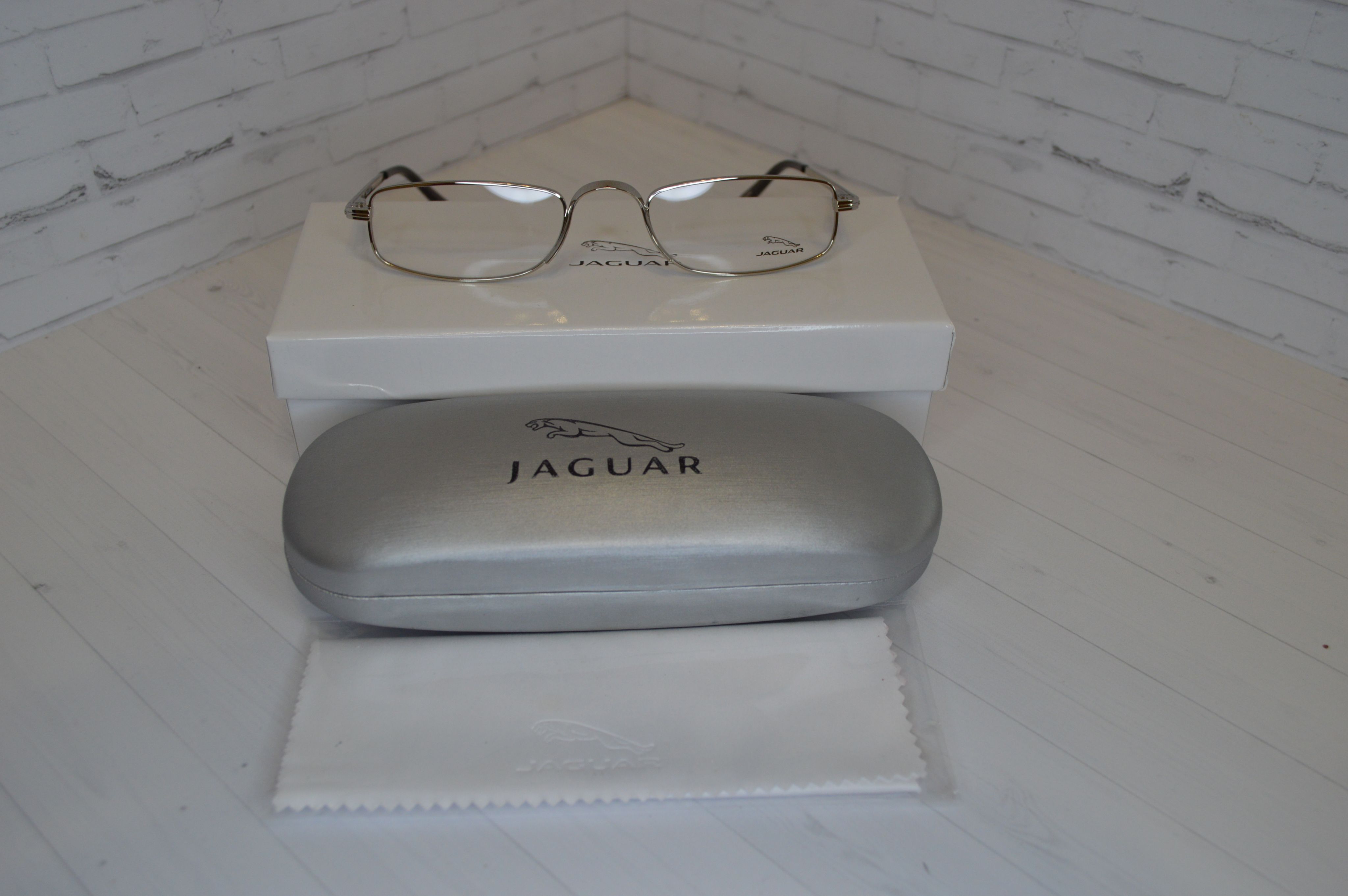 Оправа, лектор, JAGUAR 3372-010. Серебристый