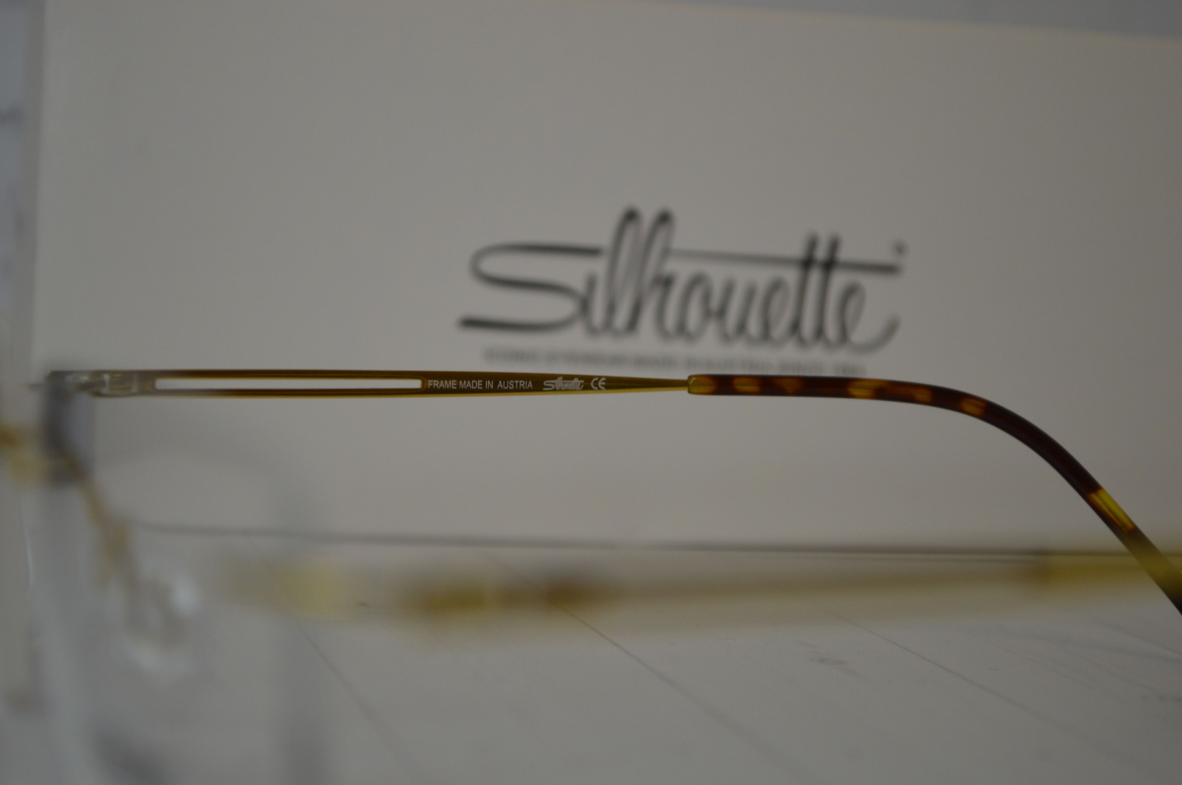 Оправа титан, Silhouette 5019 золотистый, глянцевый