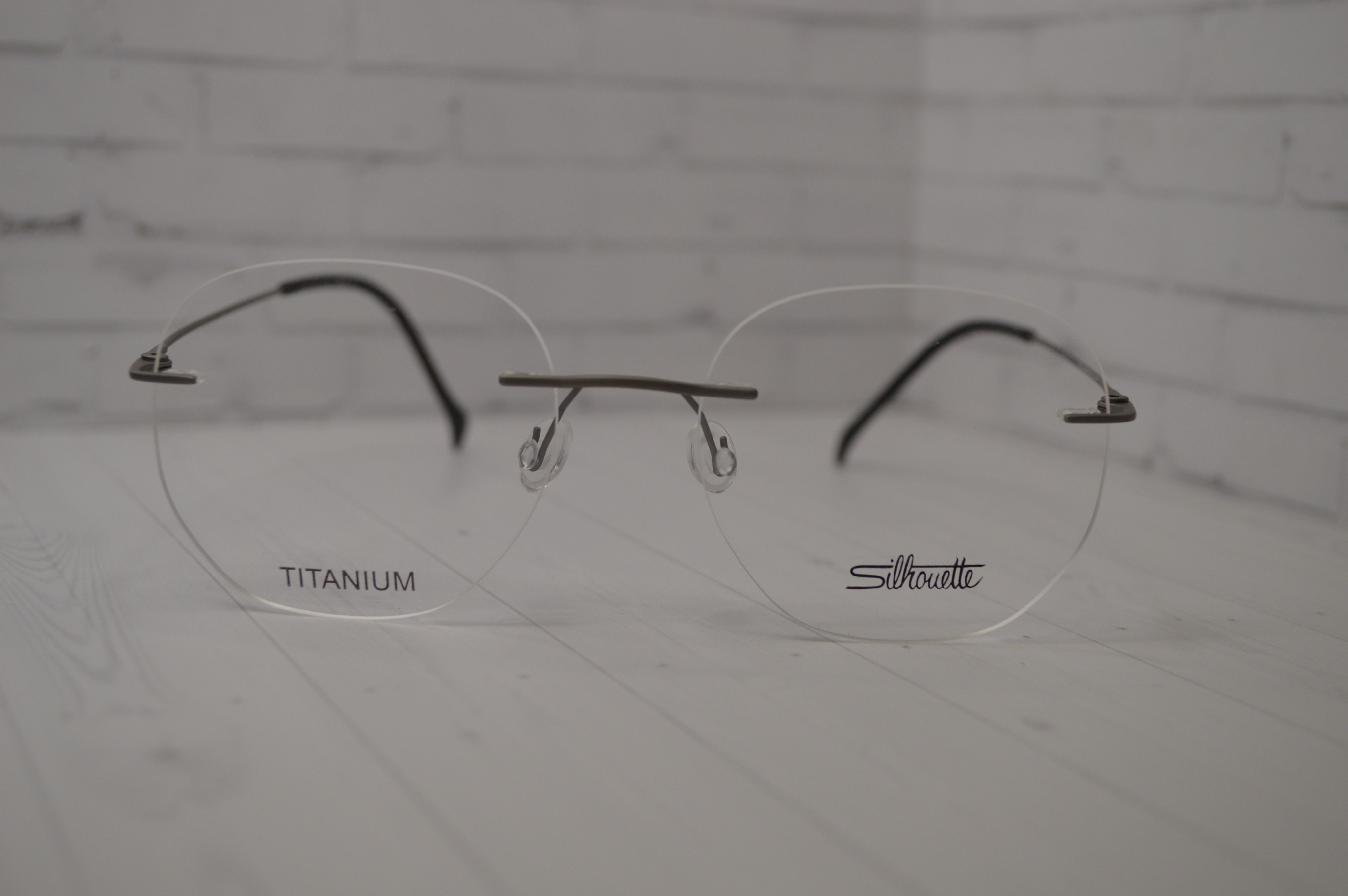 Оправа Silhouette 5010 круглая, титан, графитовый светлый