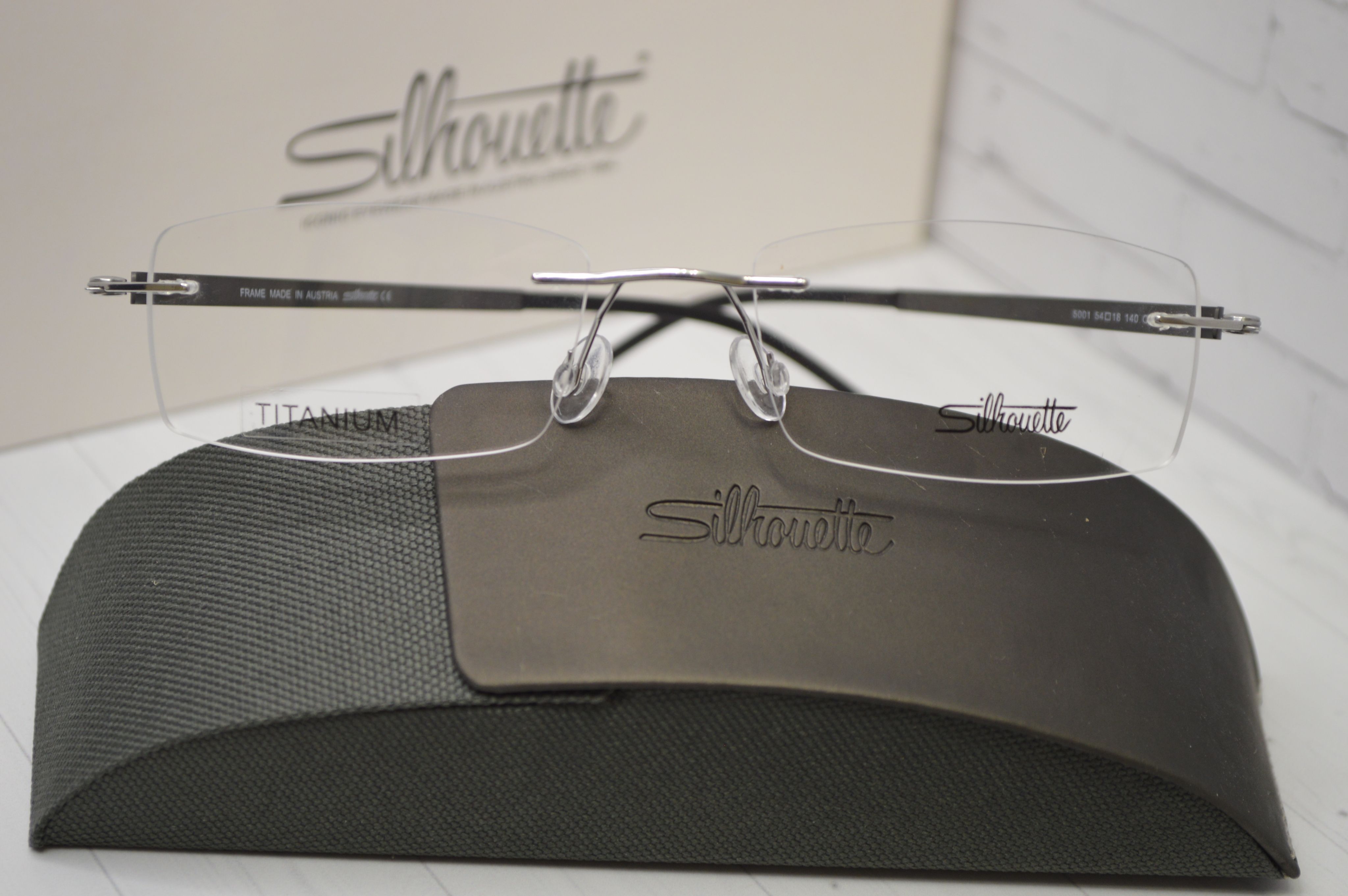 Оправа Silhouette 5001 C3, титан, светлый металлик с серыми душками