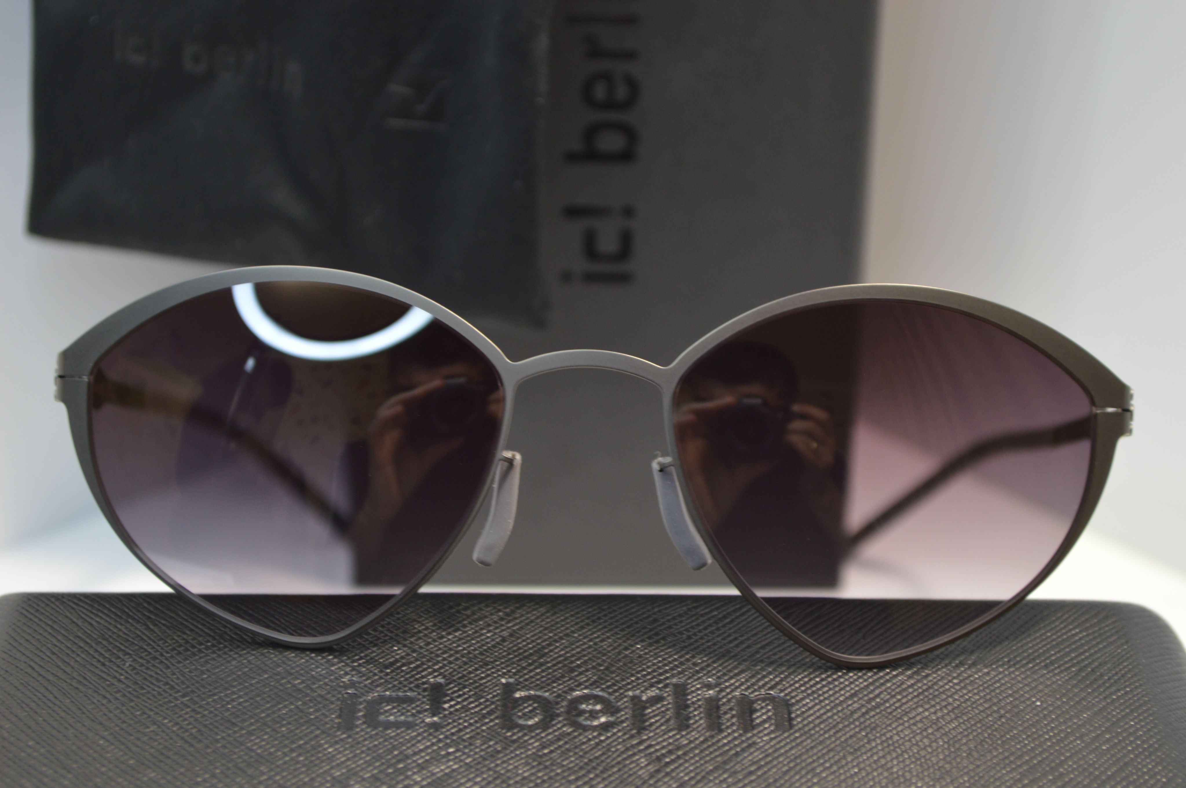 Очки солнцезащитные, титановые, модные стильные женские, Ic! Berlin Spring