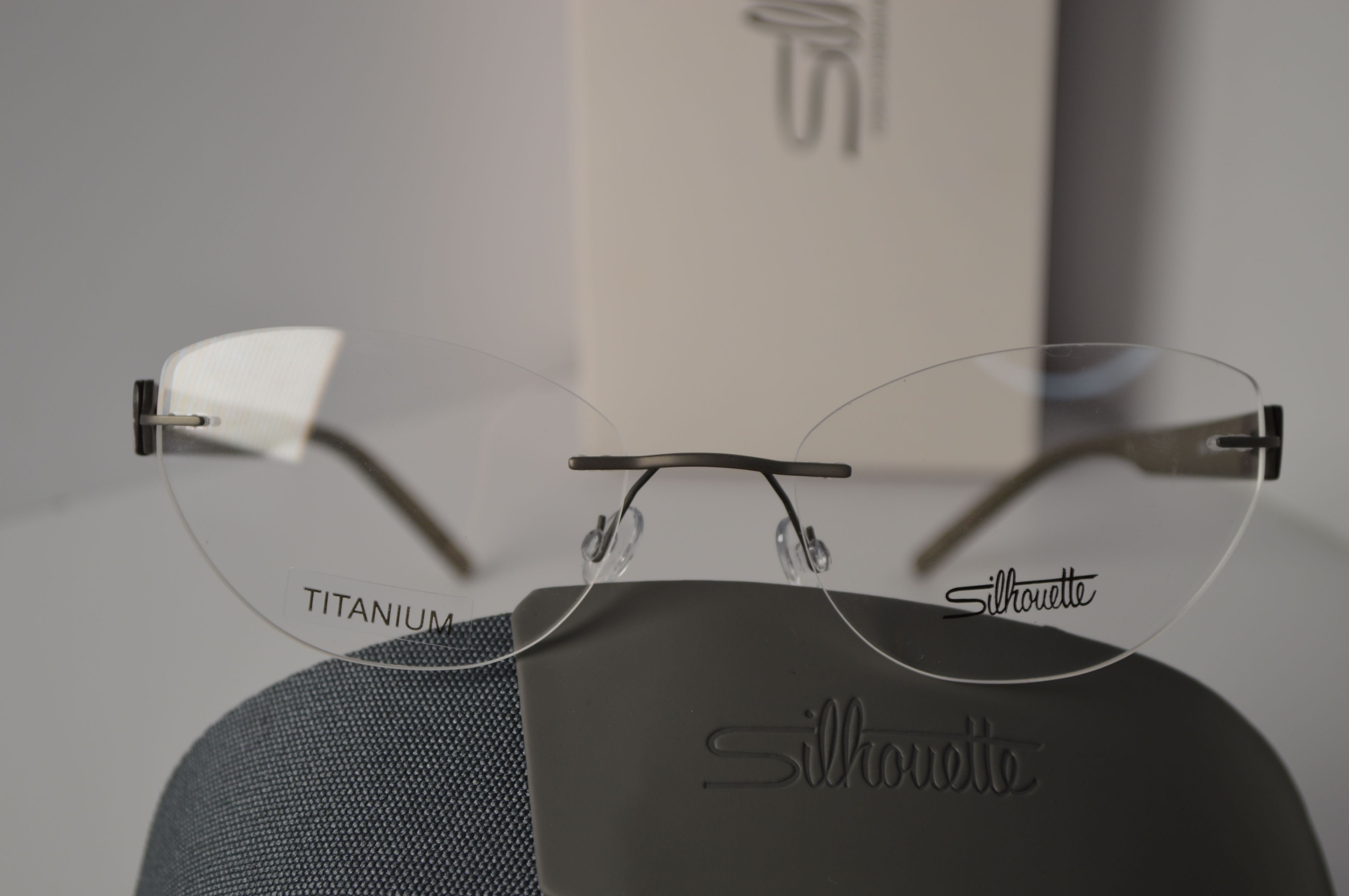 Оправа титан, Silhouette 5531 С4, графитовый с серой душкой