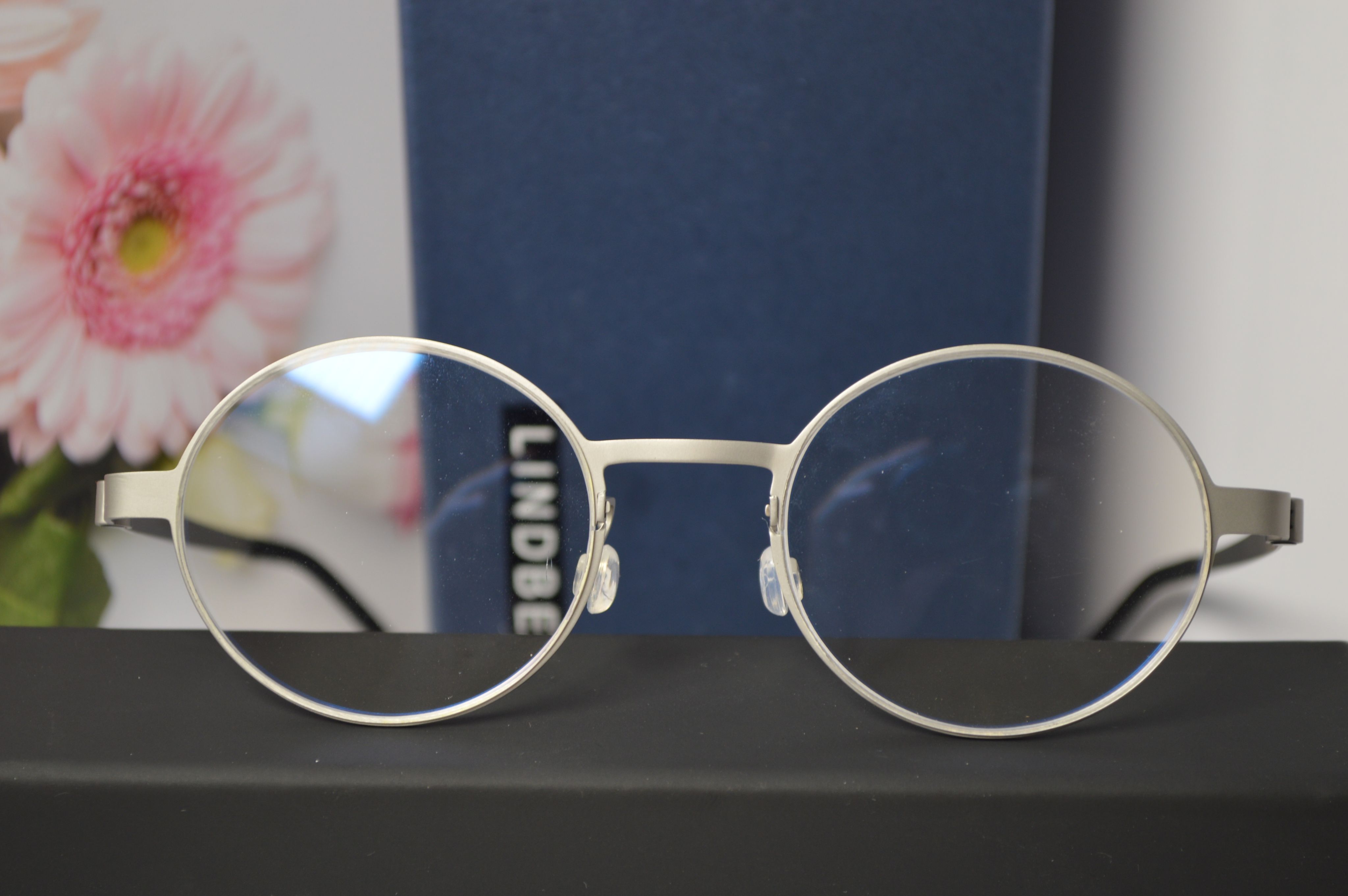 Оправа круглая, стильная, титановая. Lindberg 9610. Легкая. Унисекс.