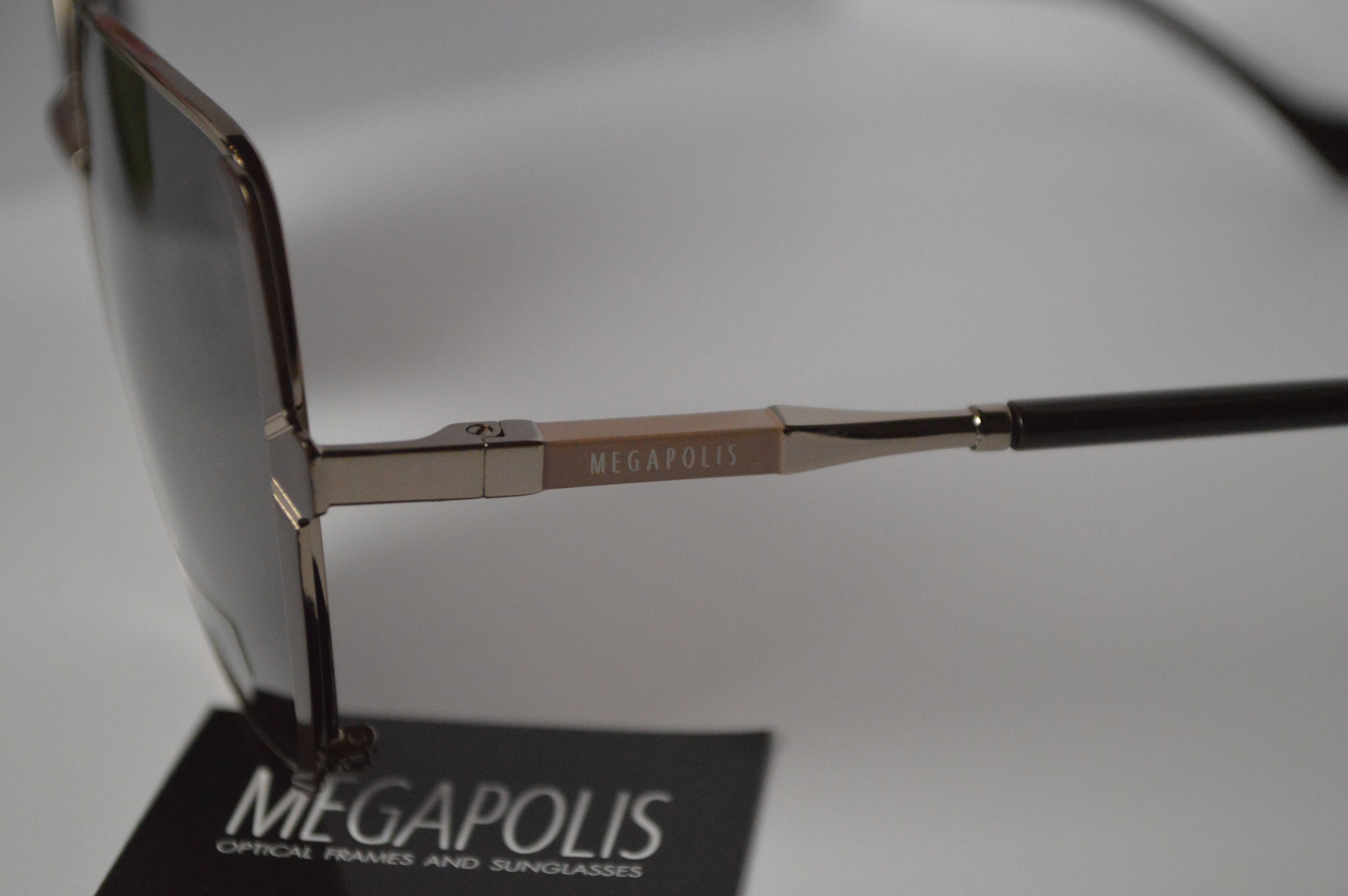 Очки солнцезащитные женские поляризационные Megapolis 738 Brown. Стильная изящная модель.
