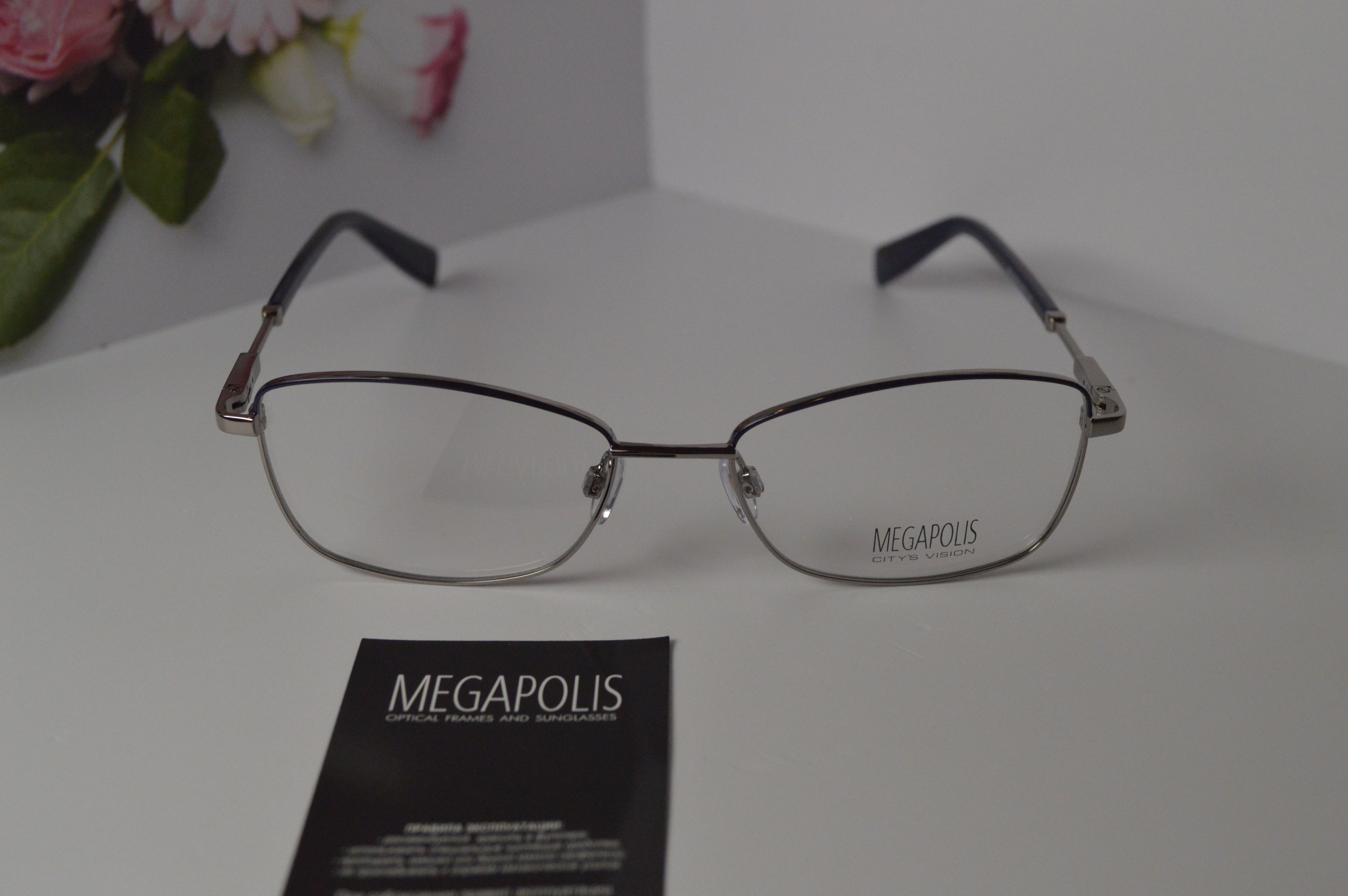 Оправа стильная женская Megapolis 353 Blue.