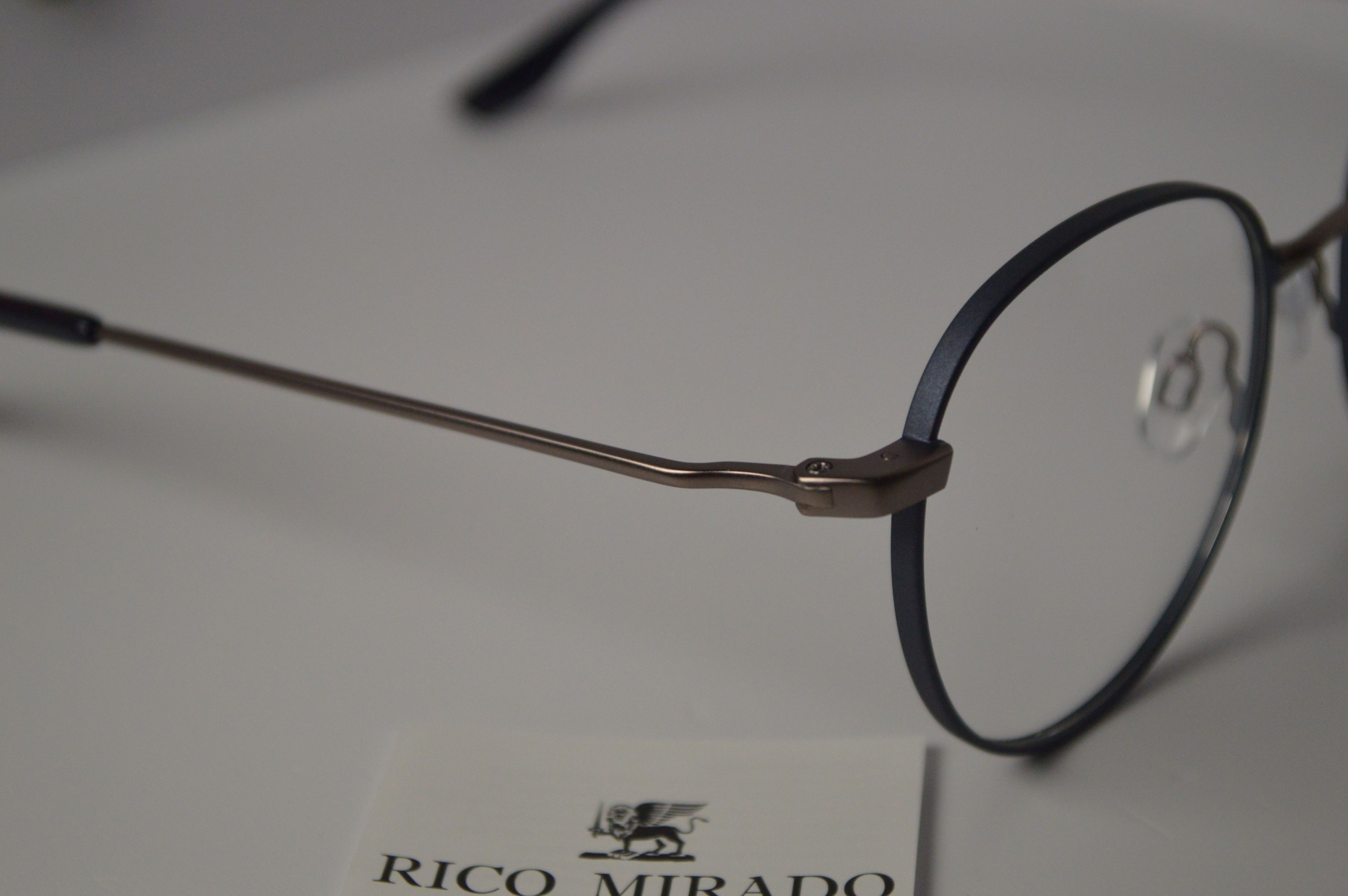 Оправа круглая, унисекс, Rico Mirado, 110 Grey, стильная модель