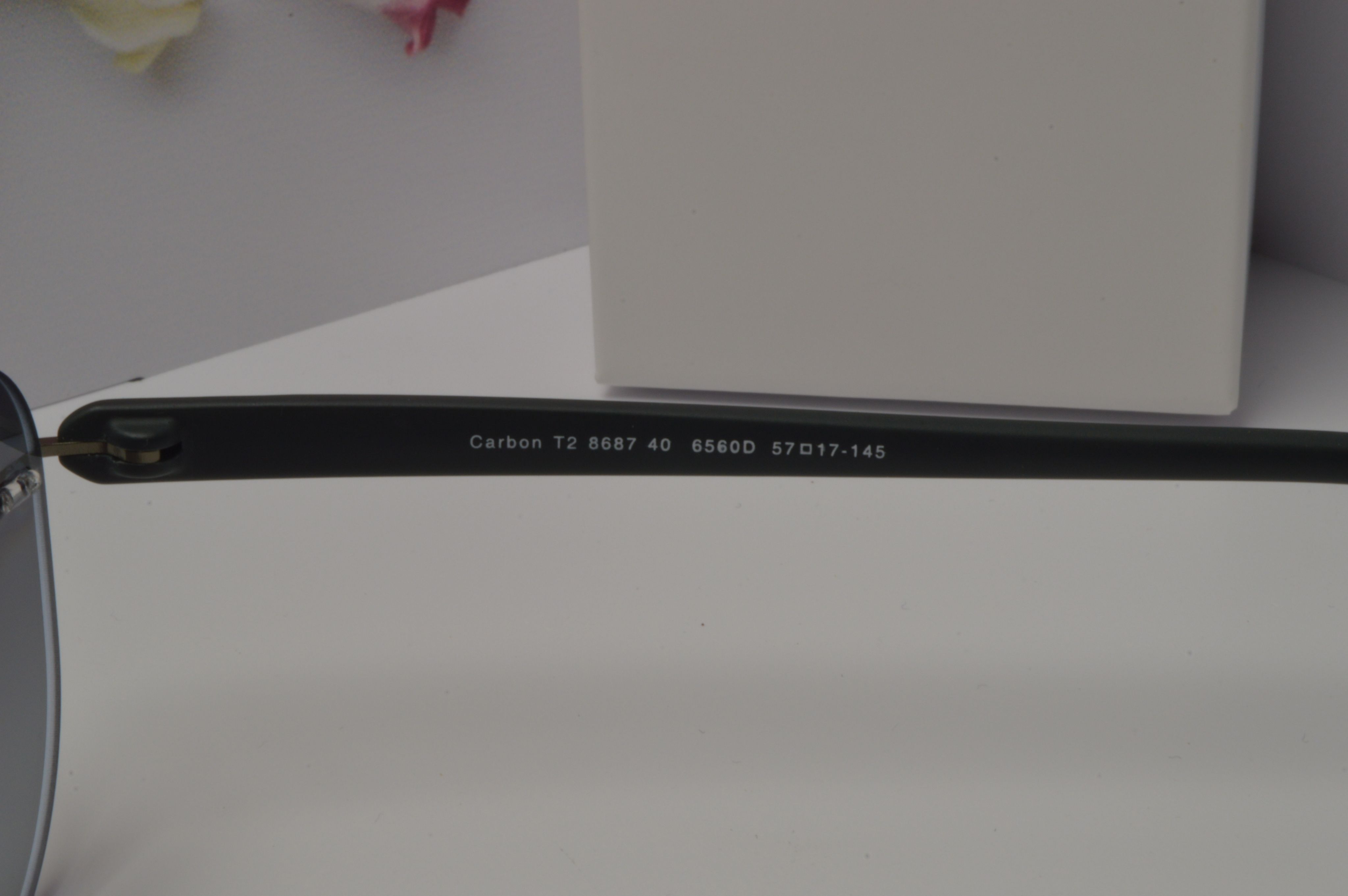 Очки солнцезащитные, титановые, Silhouette Carbon T2 8687 40 6560, Серая оправа с серой поляризационной линзой
