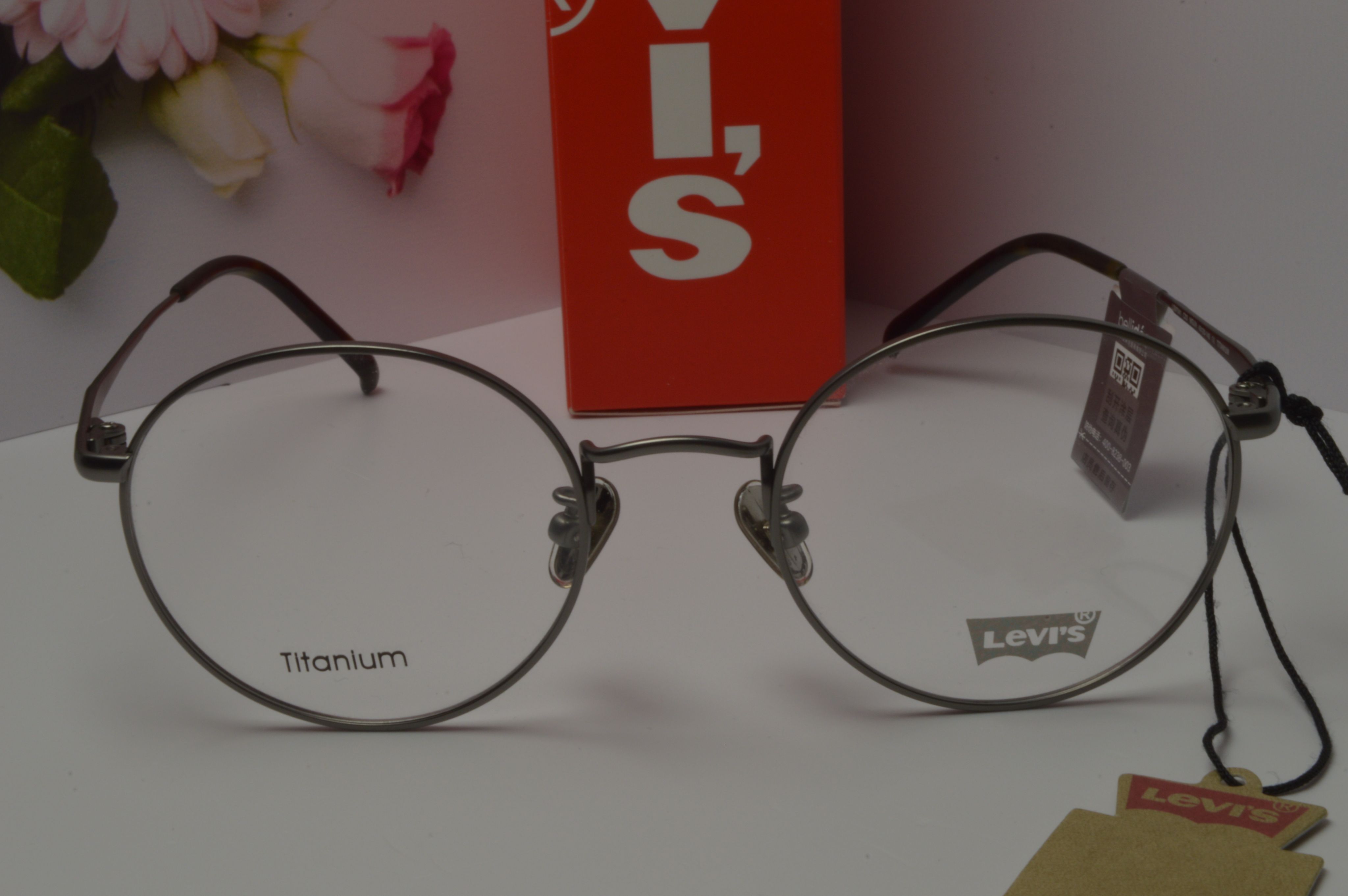 Оправа круглая, титановая, Levi's LS97041-C03 MGun, Стильная модель для каждого