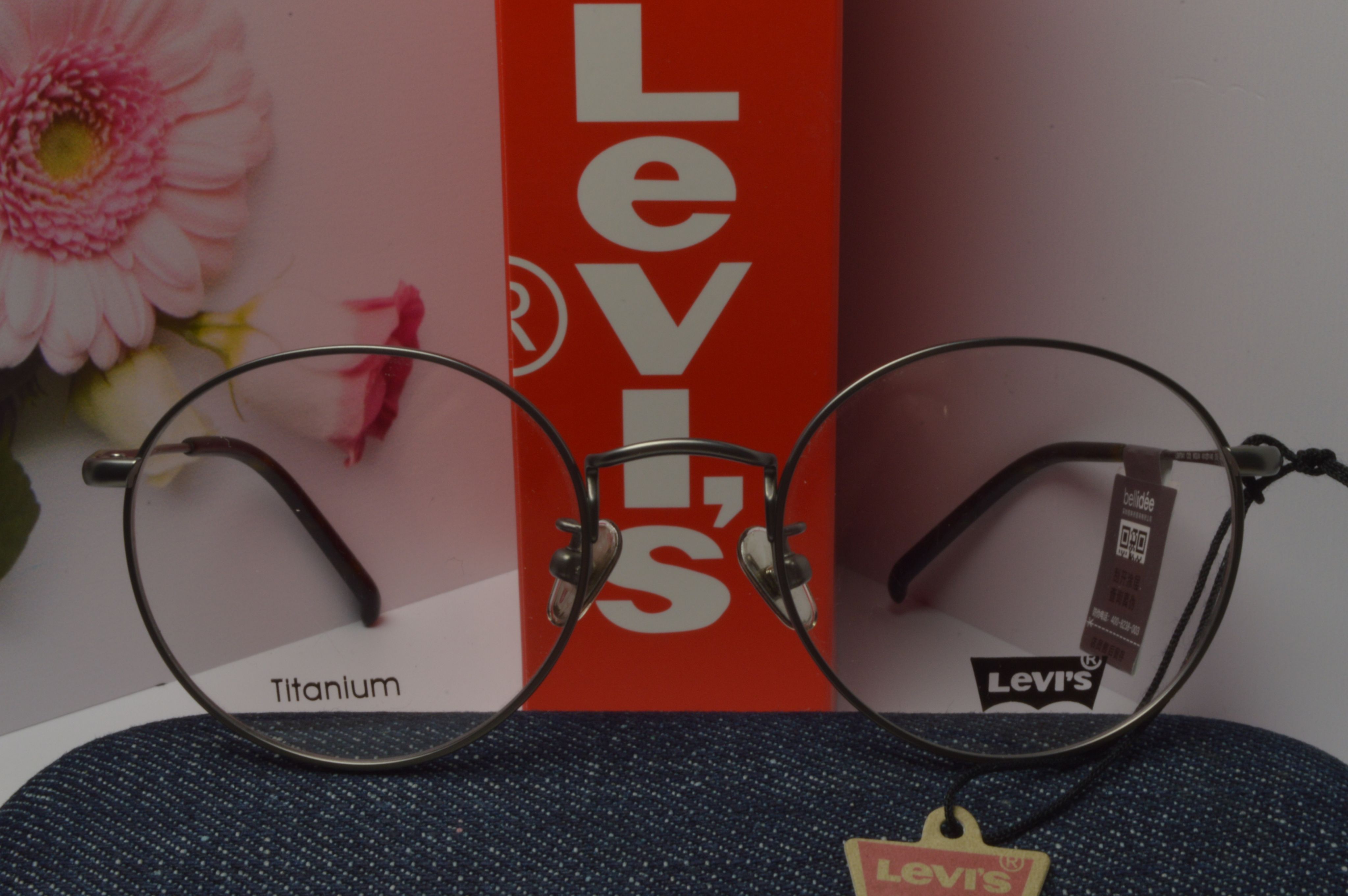 Оправа круглая, титановая, Levi's LS97041-C03 MGun, Стильная модель для каждого
