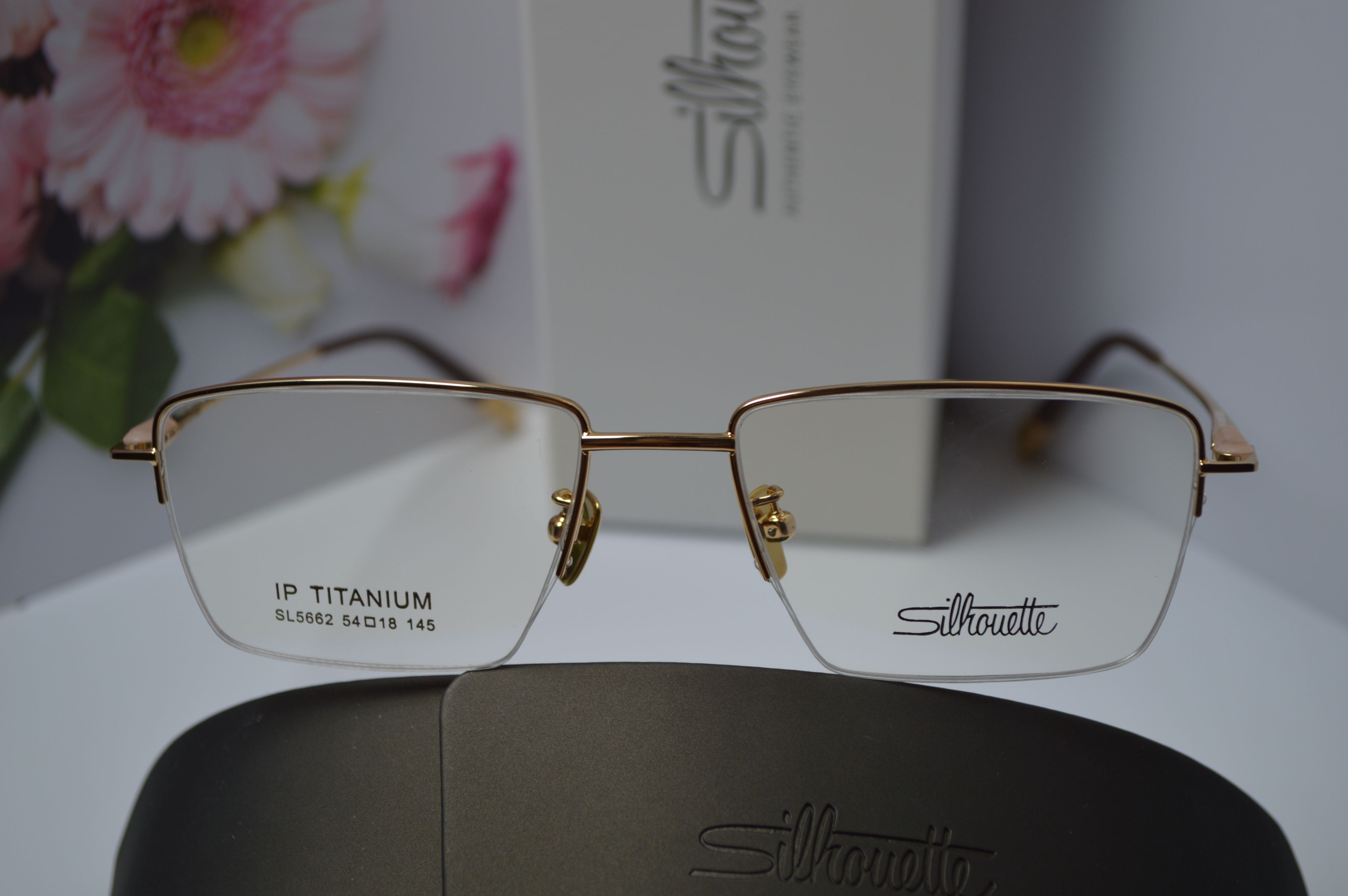Оправа классическая, титан, полуободковая Silhouette SL5662. Стиль для него и для неё!
