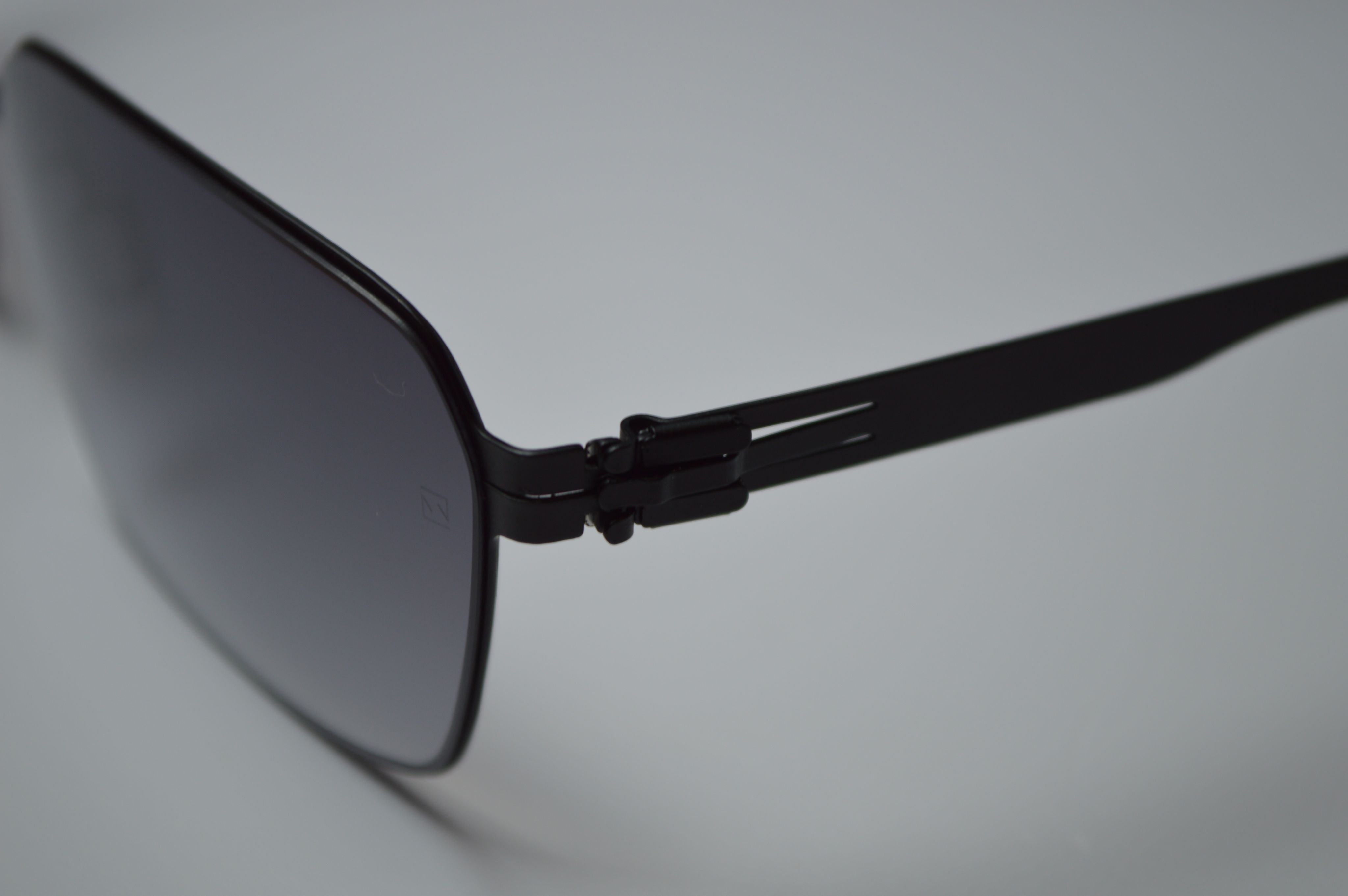 Очки солнцезащитные, титановые, узкие, Ic! Berlin Model Moabit. Стиль!