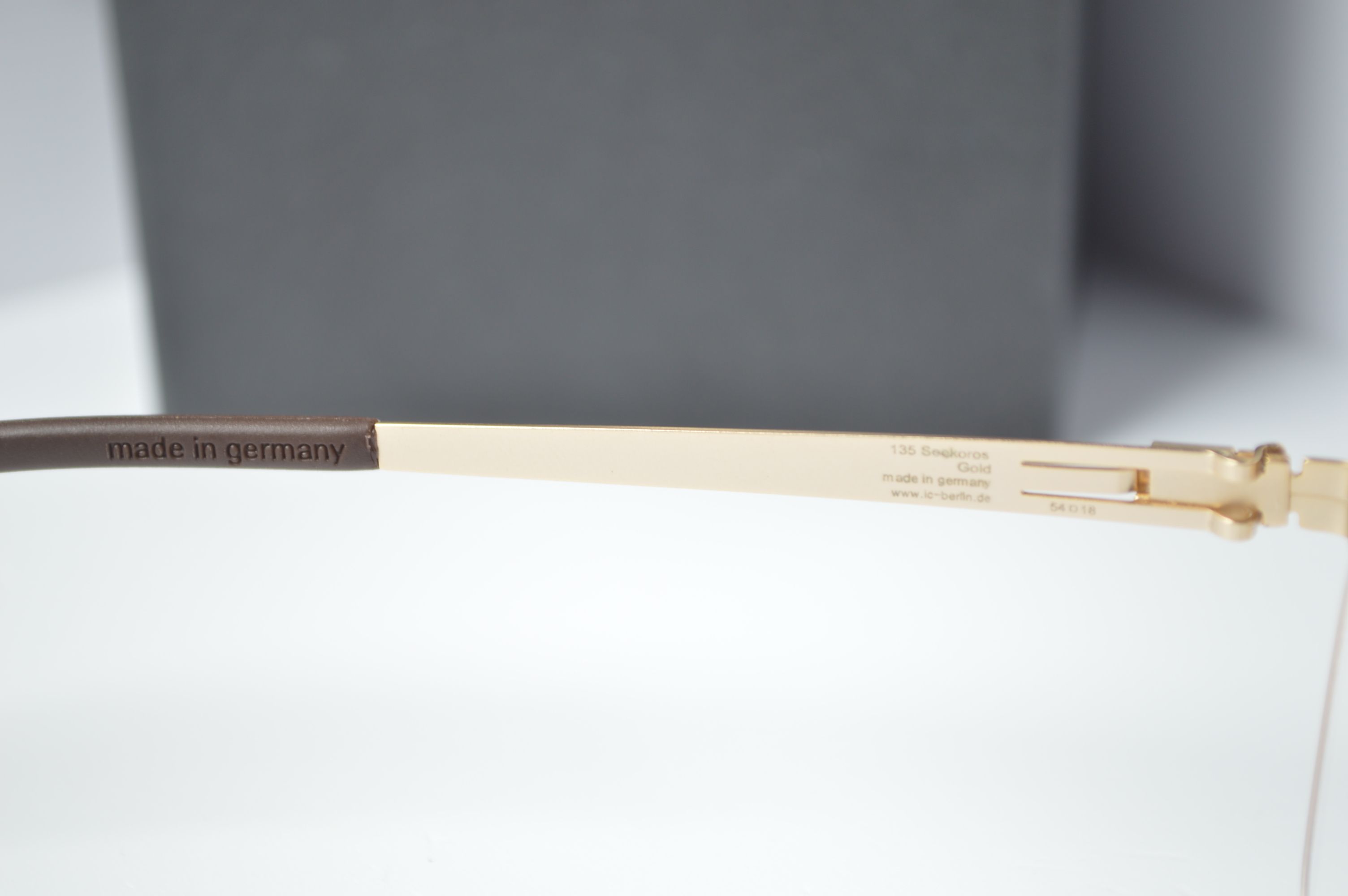 Оправа классическая Ic! Berlin 135 Seekoros , титан. Узкая оправа. Стиль для него и для нее!