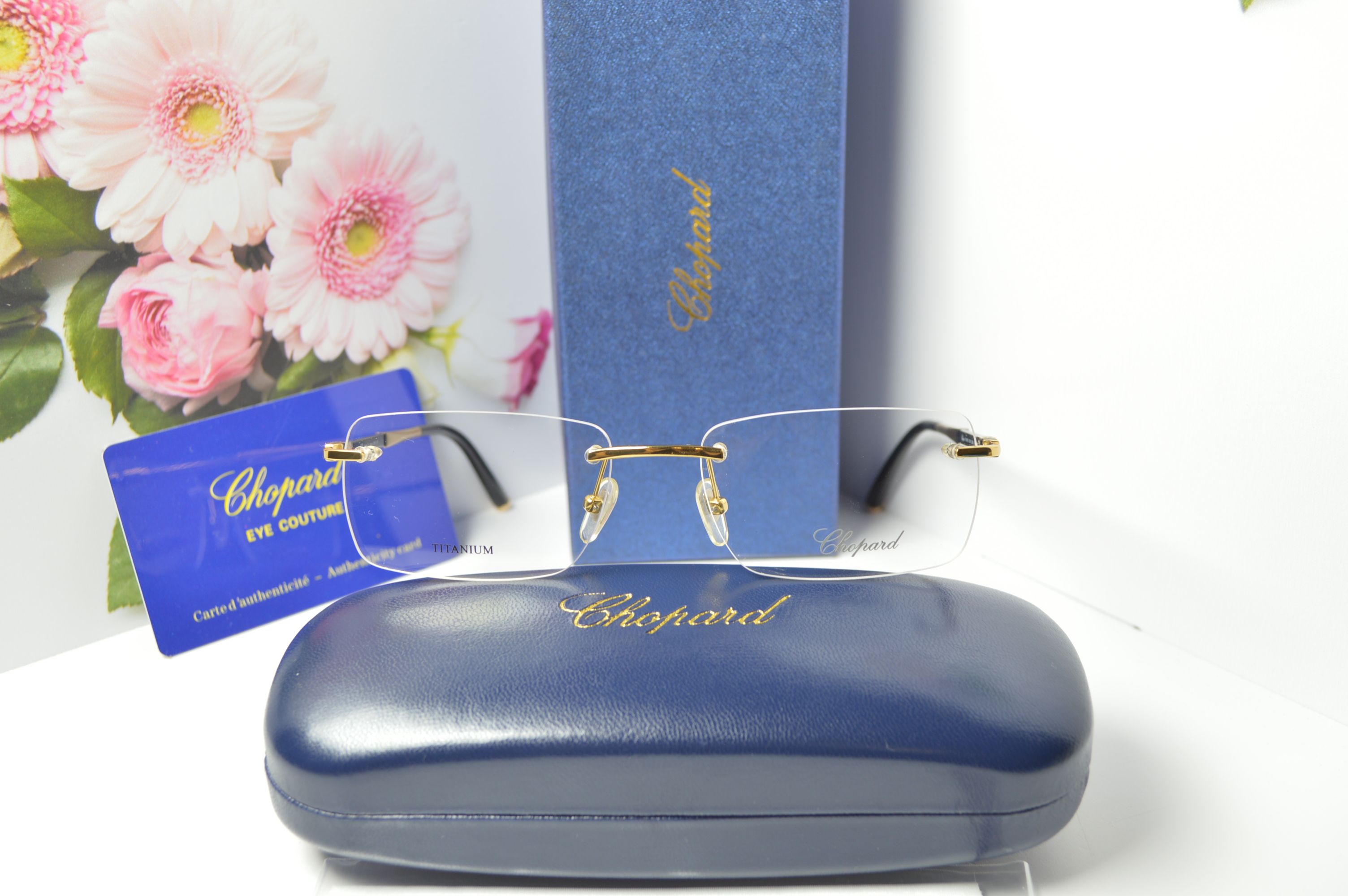 Оправа безободковая, классическая, титан. Стиль от Chopard. Модель VCH 886 300Х. Для него и для нее!