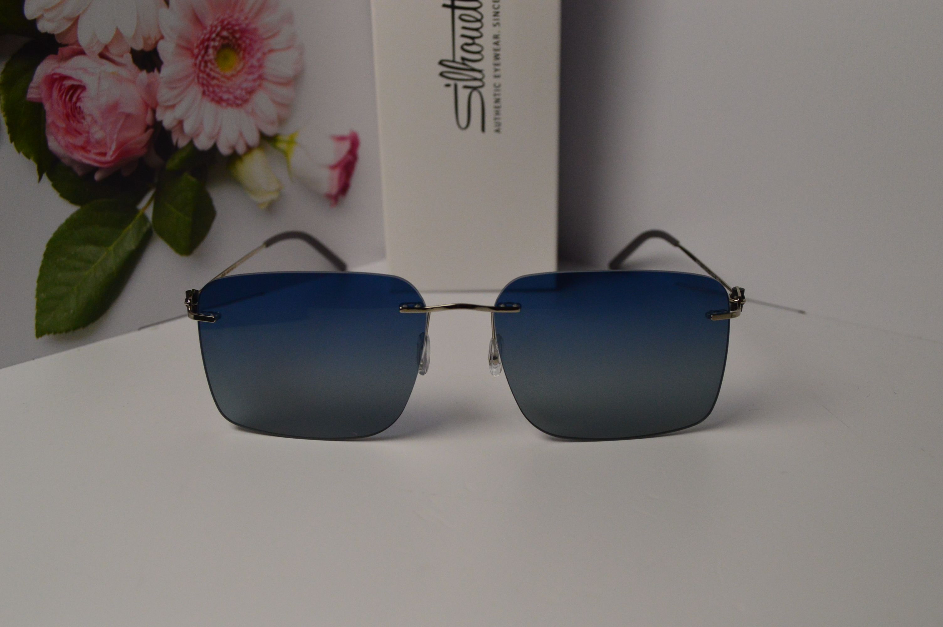 Очки солнцезащитные, титановые, Silhouette SL 66001, стильная модель для него!