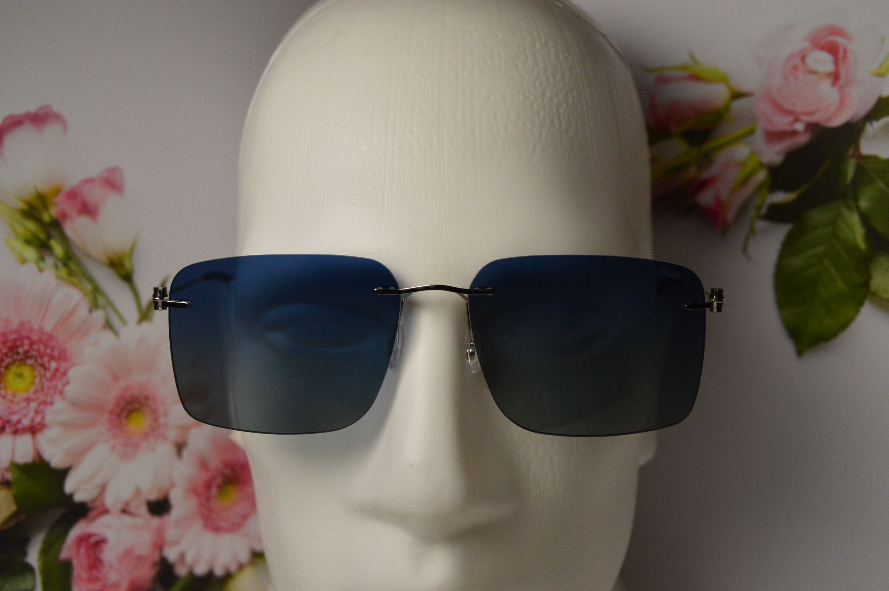 Очки солнцезащитные, титановые, Silhouette SL 66001, стильная модель для него!