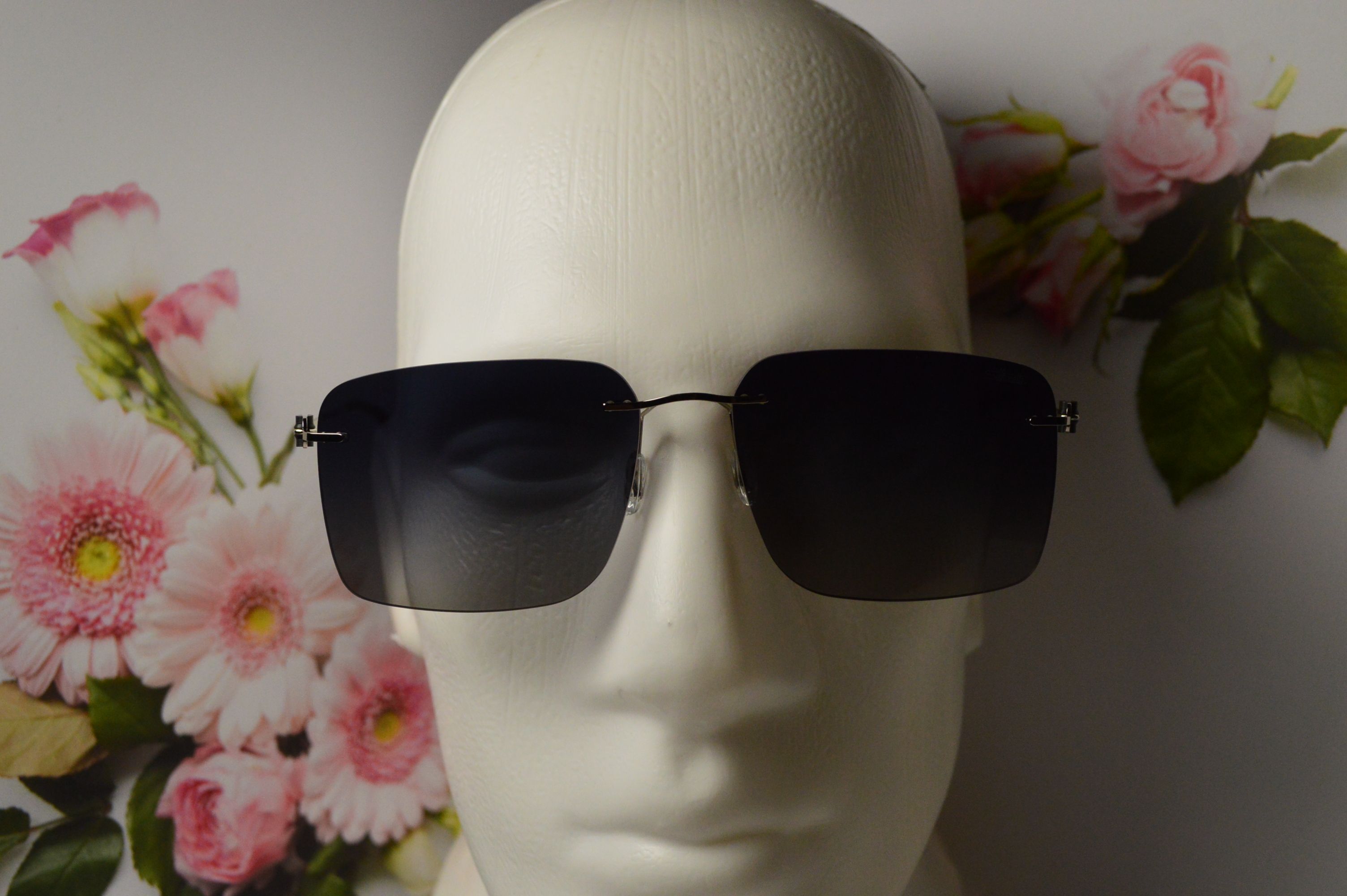 Очки солнцезащитные, титановые, Silhouette SL 66001, стильная модель для него!