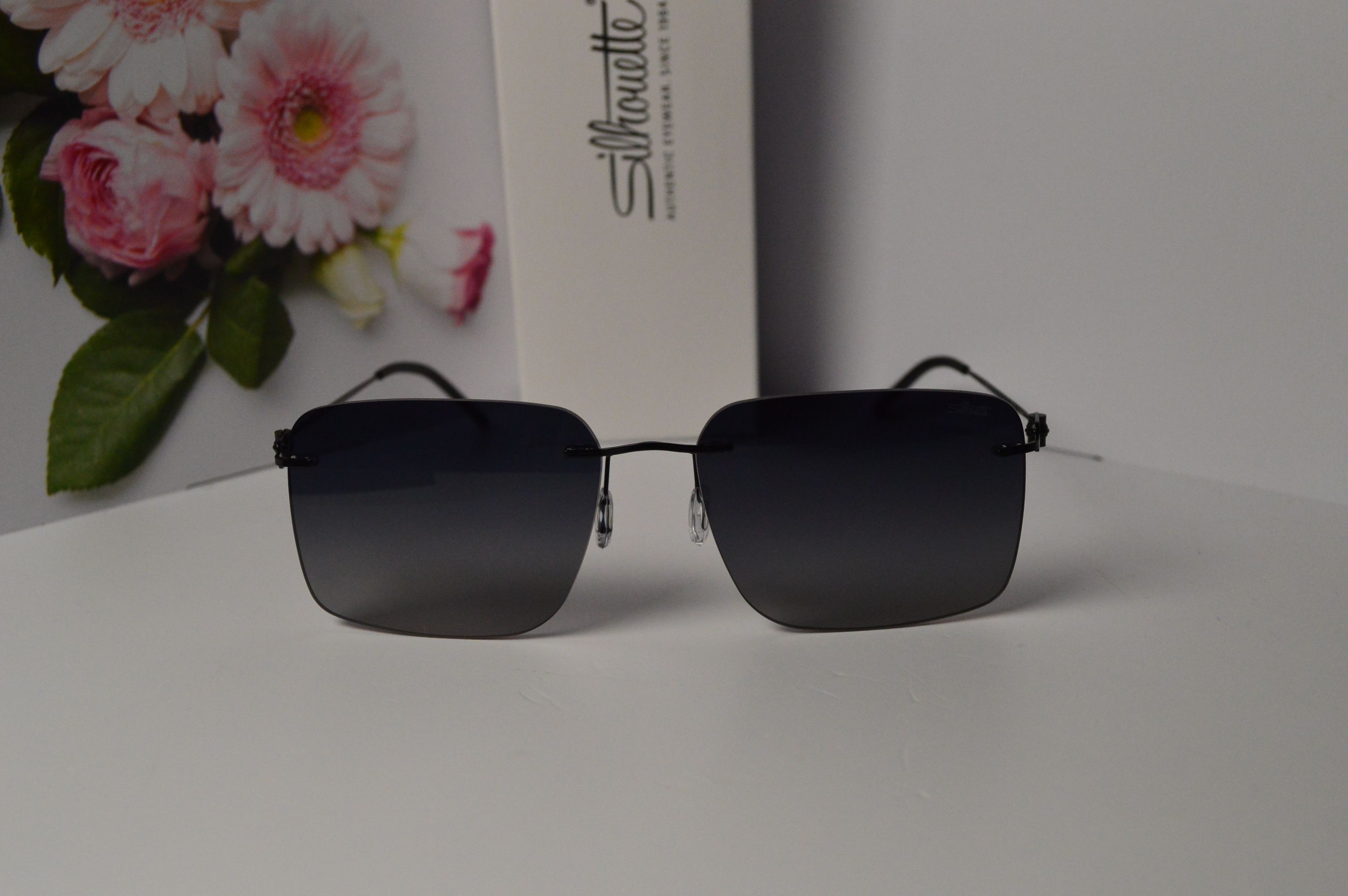 Очки солнцезащитные, титановые, Silhouette SL 66001, стильная модель для него!
