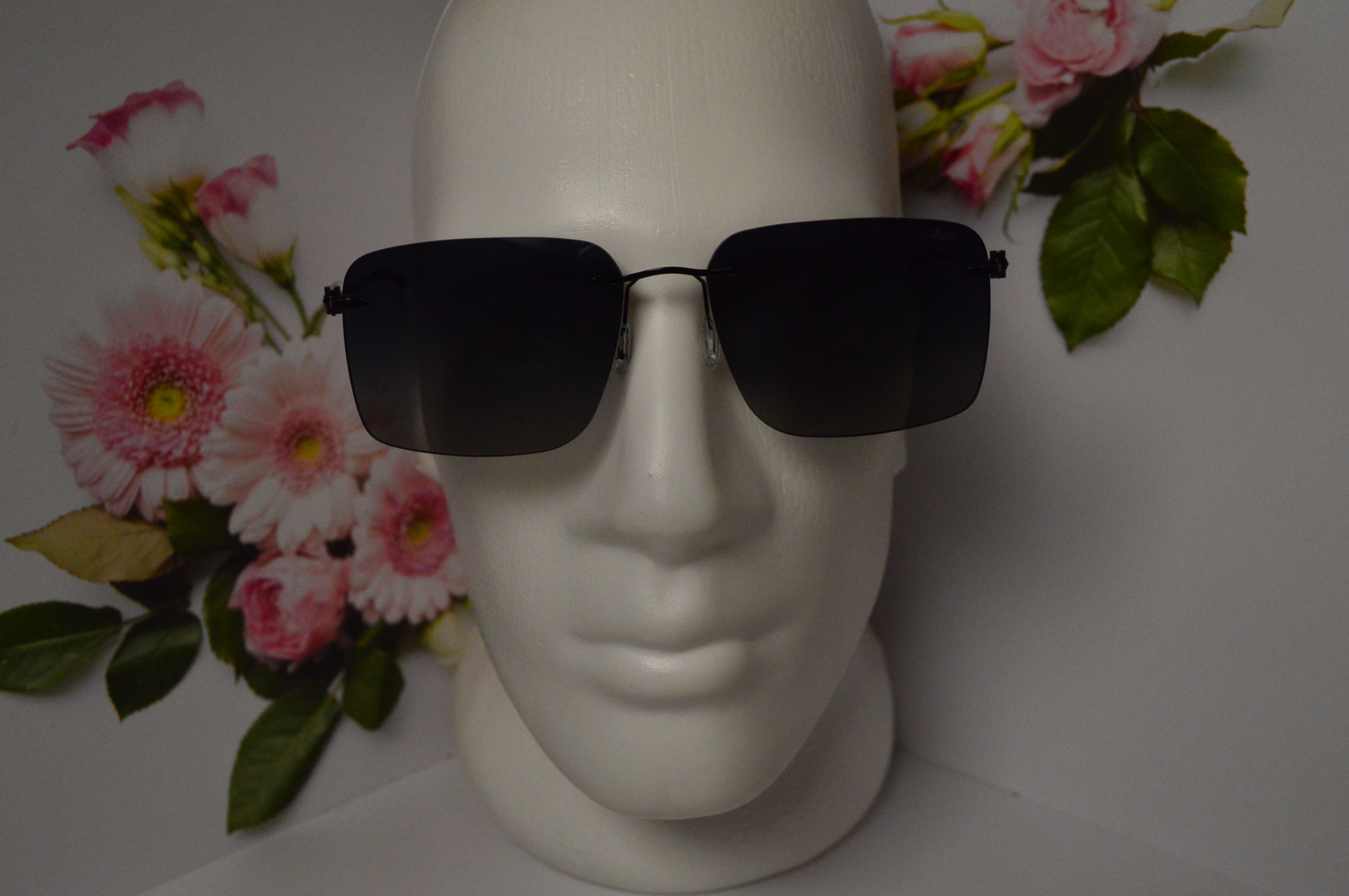 Очки солнцезащитные, титановые, Silhouette SL 66001, стильная модель для него!