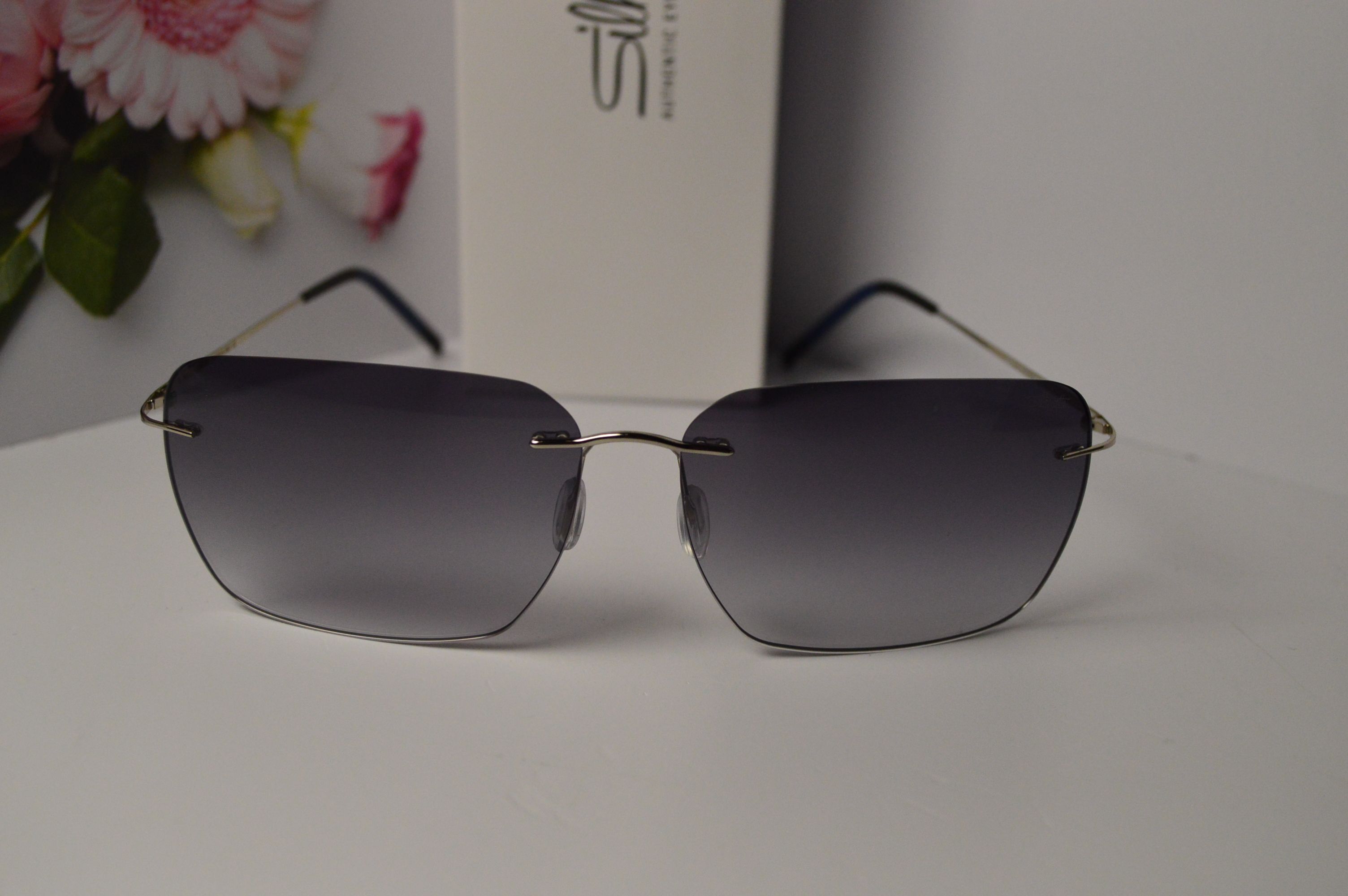 Очки солнцезащитные, титановые, Silhouette SL 8677, стильная модель для него!