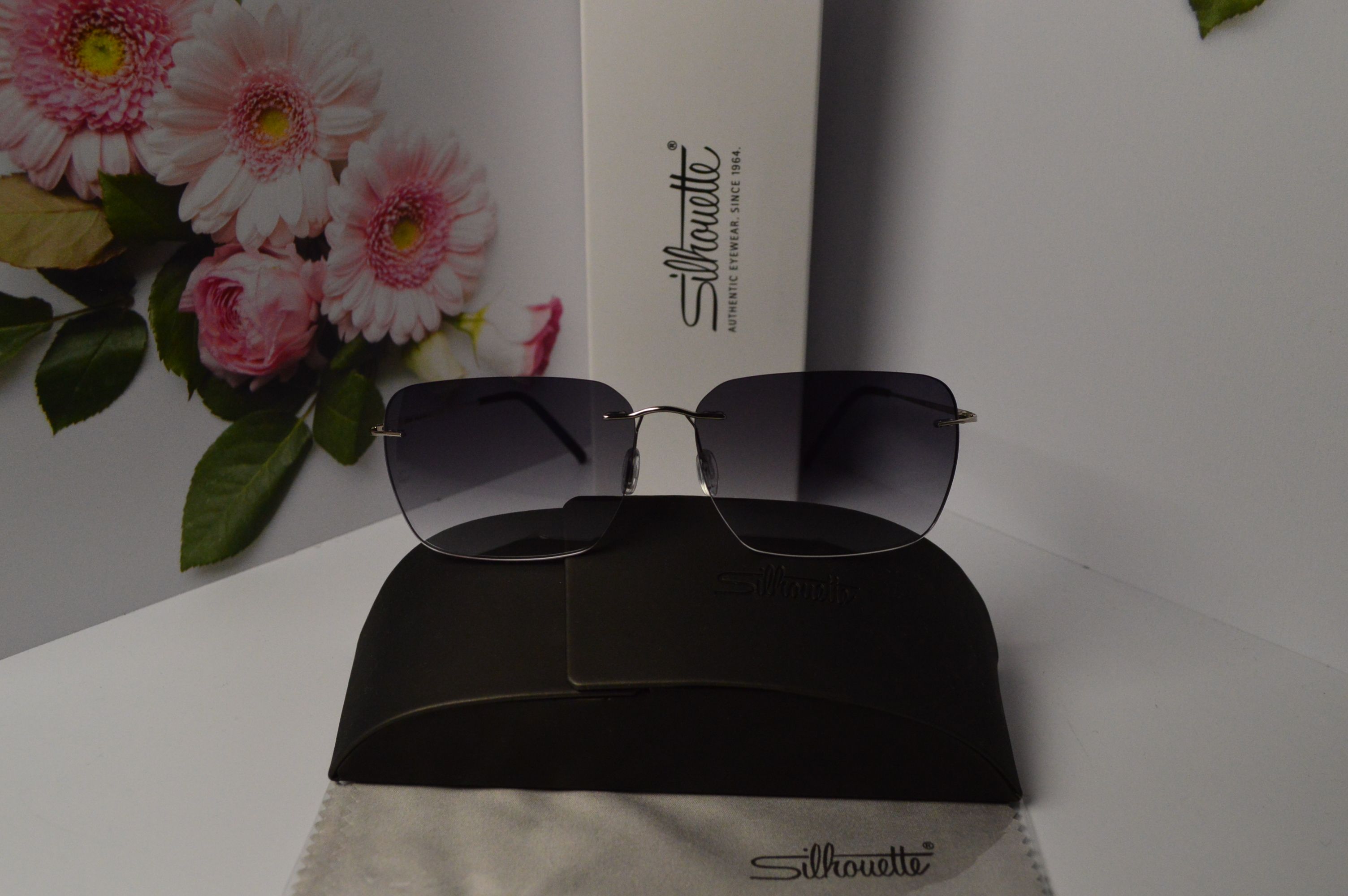 Очки солнцезащитные, титановые, Silhouette SL 8677, стильная модель для него!