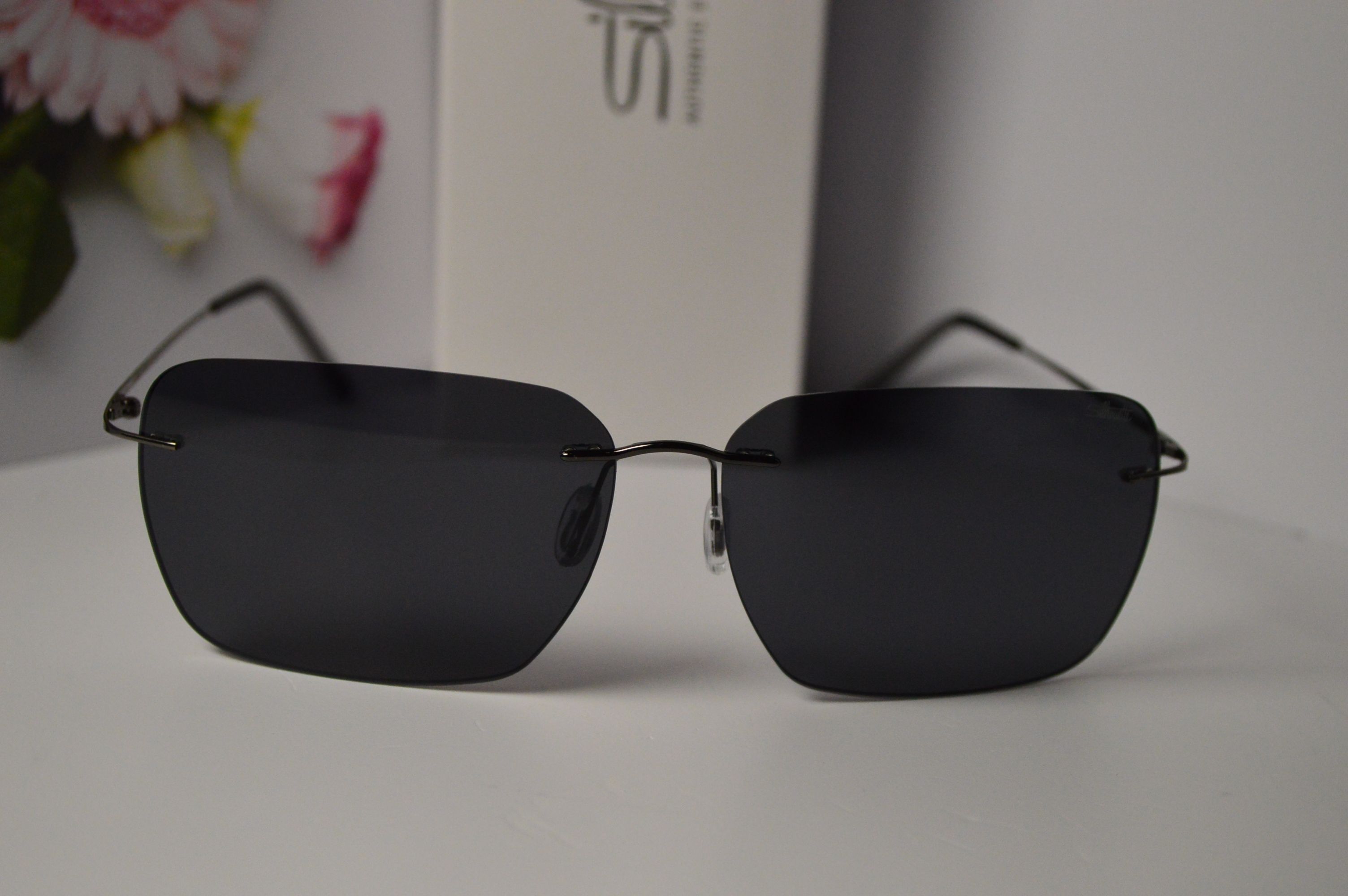 Очки солнцезащитные, титановые, Silhouette SL 8677, стильная модель для него!