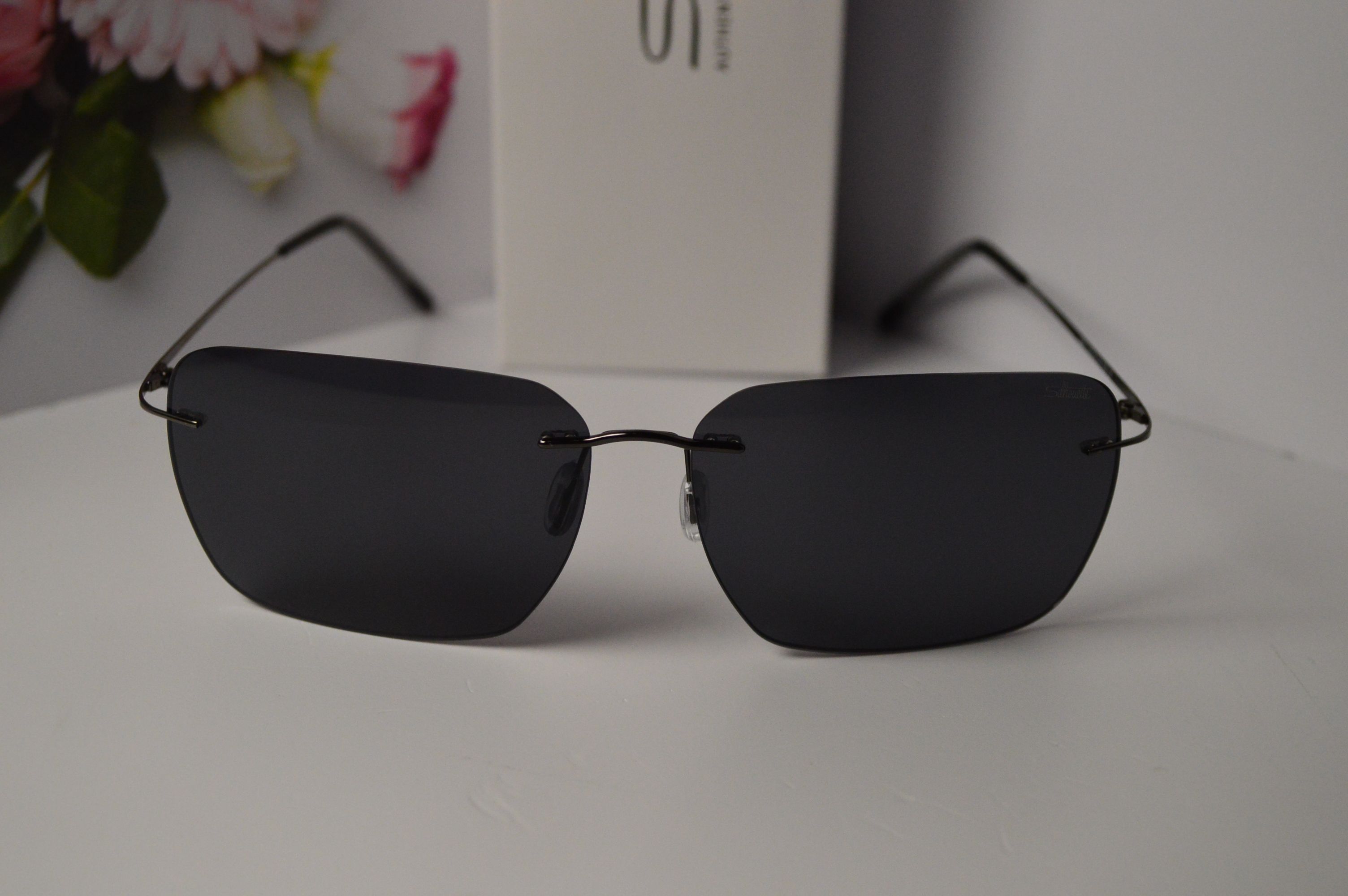 Очки солнцезащитные, титановые, Silhouette SL 8677, стильная модель для него!