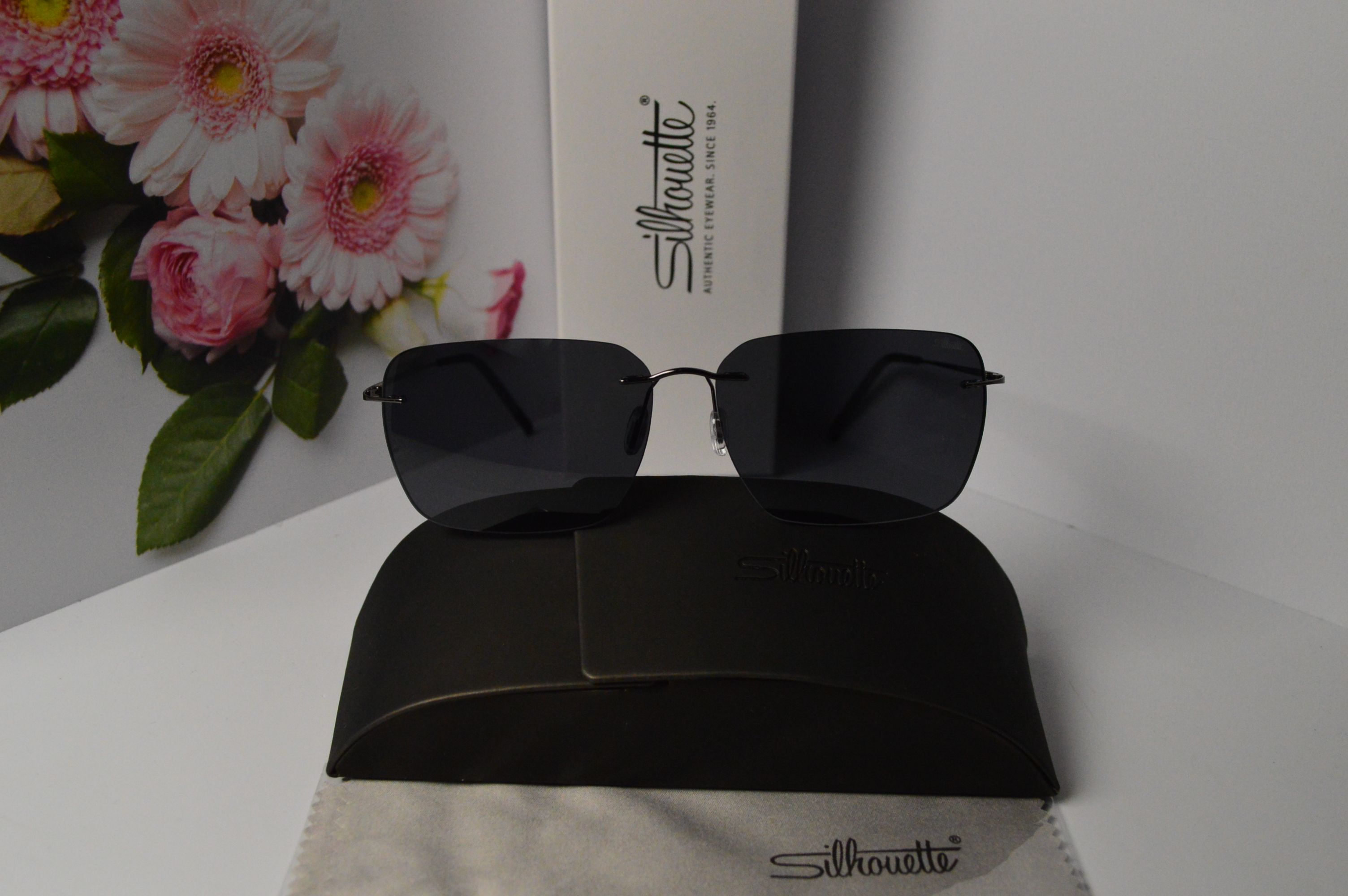 Очки солнцезащитные, титановые, Silhouette SL 8677, стильная модель для него!