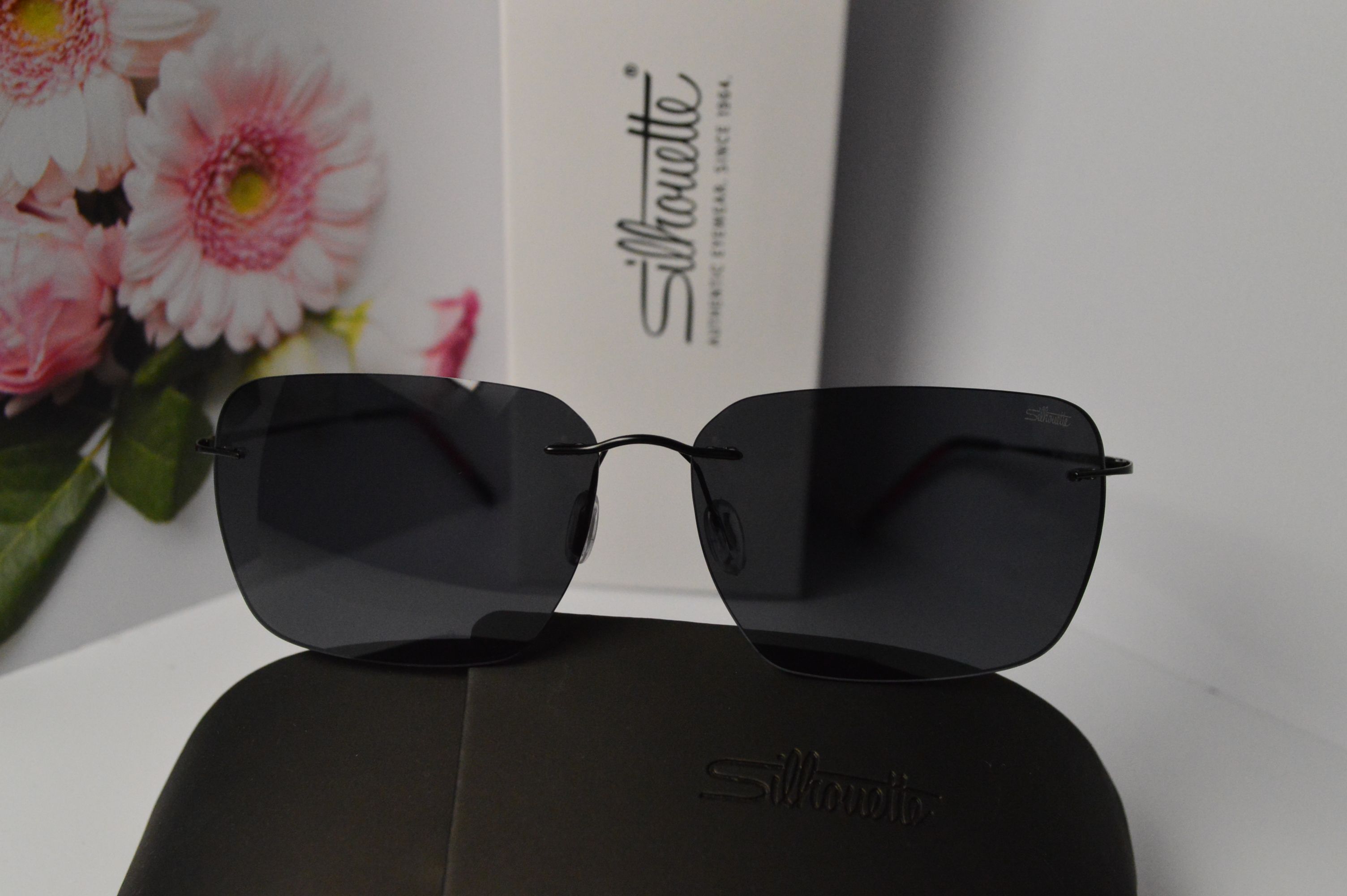 Очки солнцезащитные, титановые, Silhouette SL 8677, стильная модель для него!
