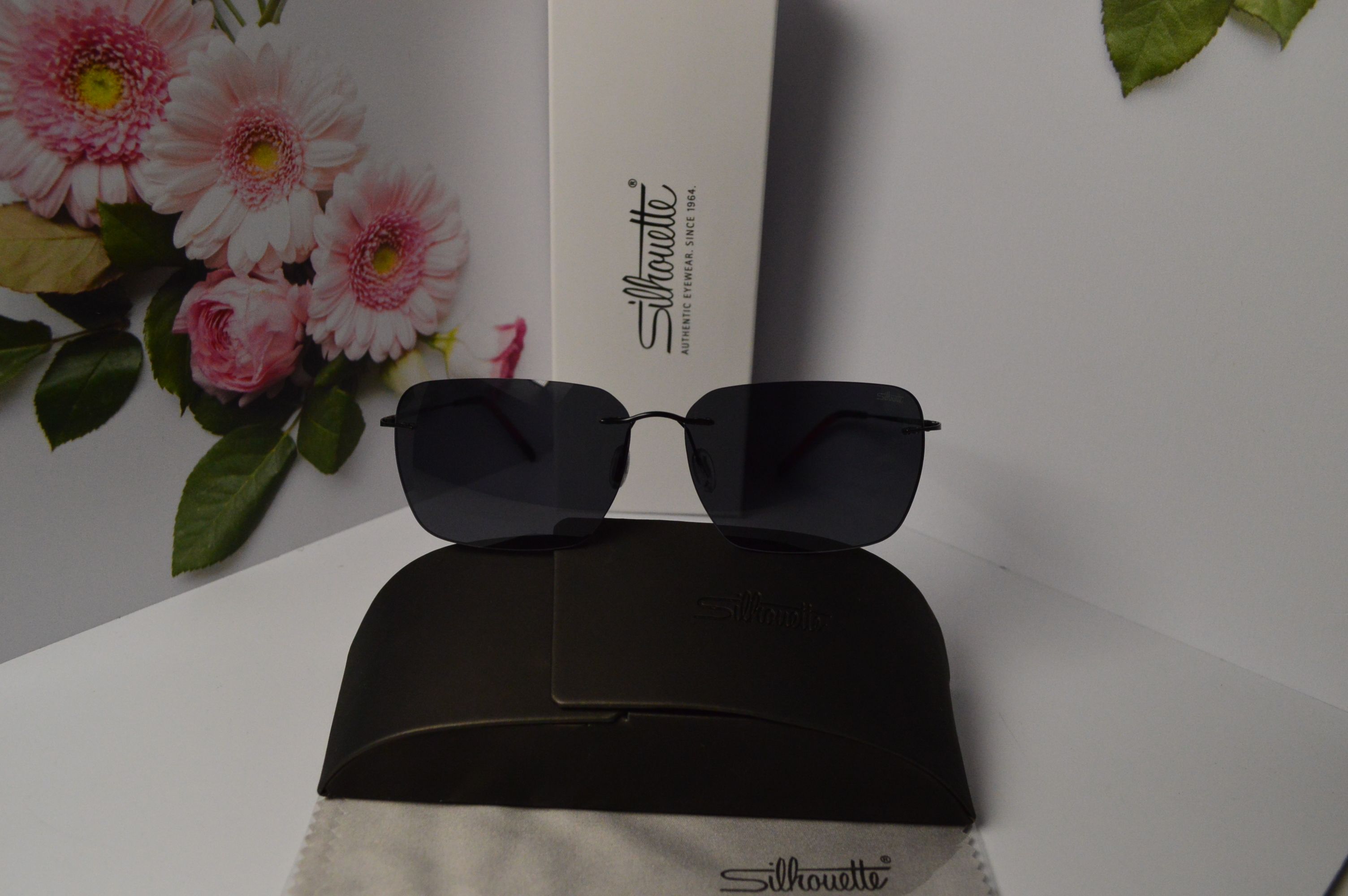 Очки солнцезащитные, титановые, Silhouette SL 8677, стильная модель для него!