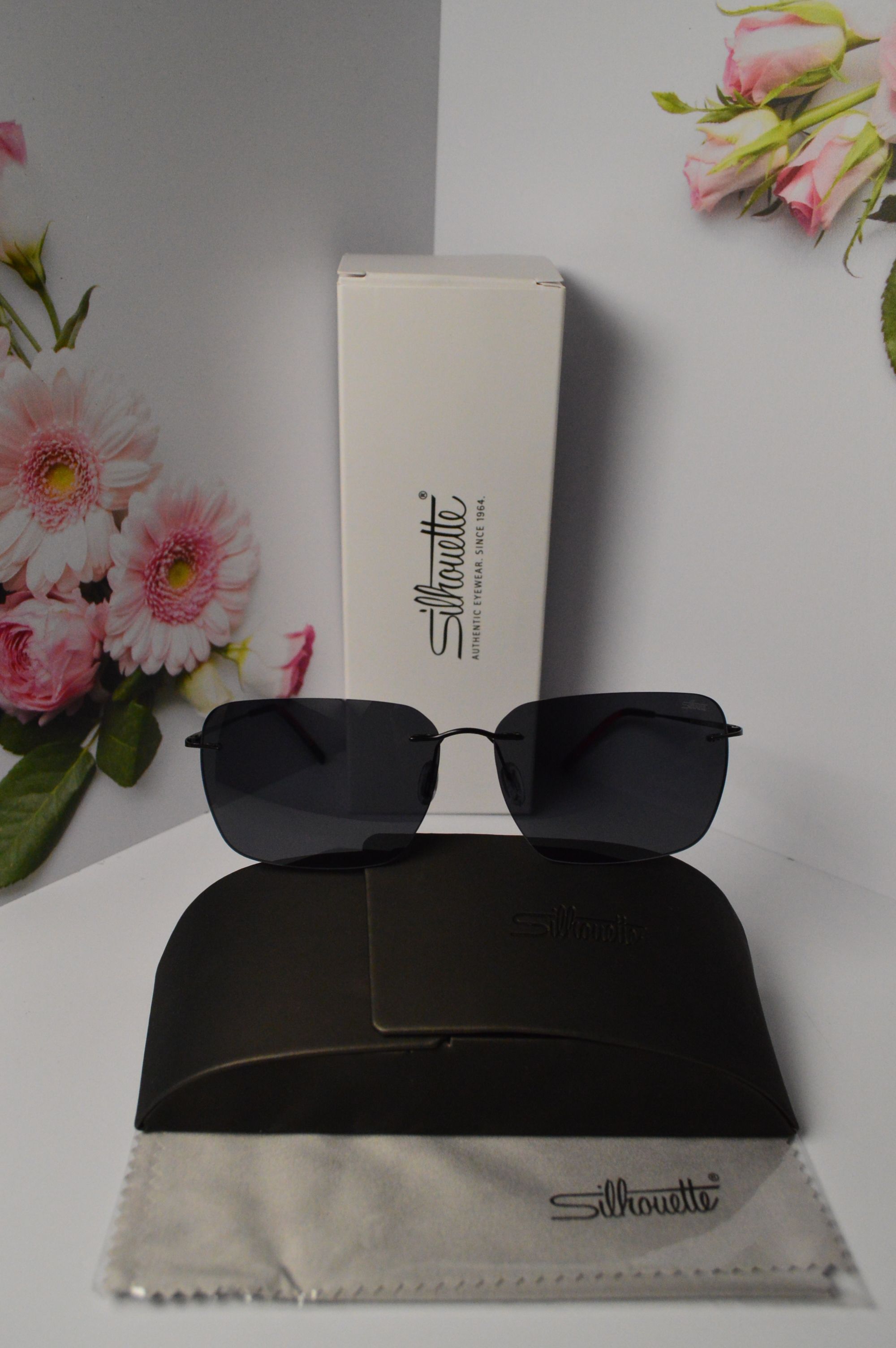 Очки солнцезащитные, титановые, Silhouette SL 8677, стильная модель для него!