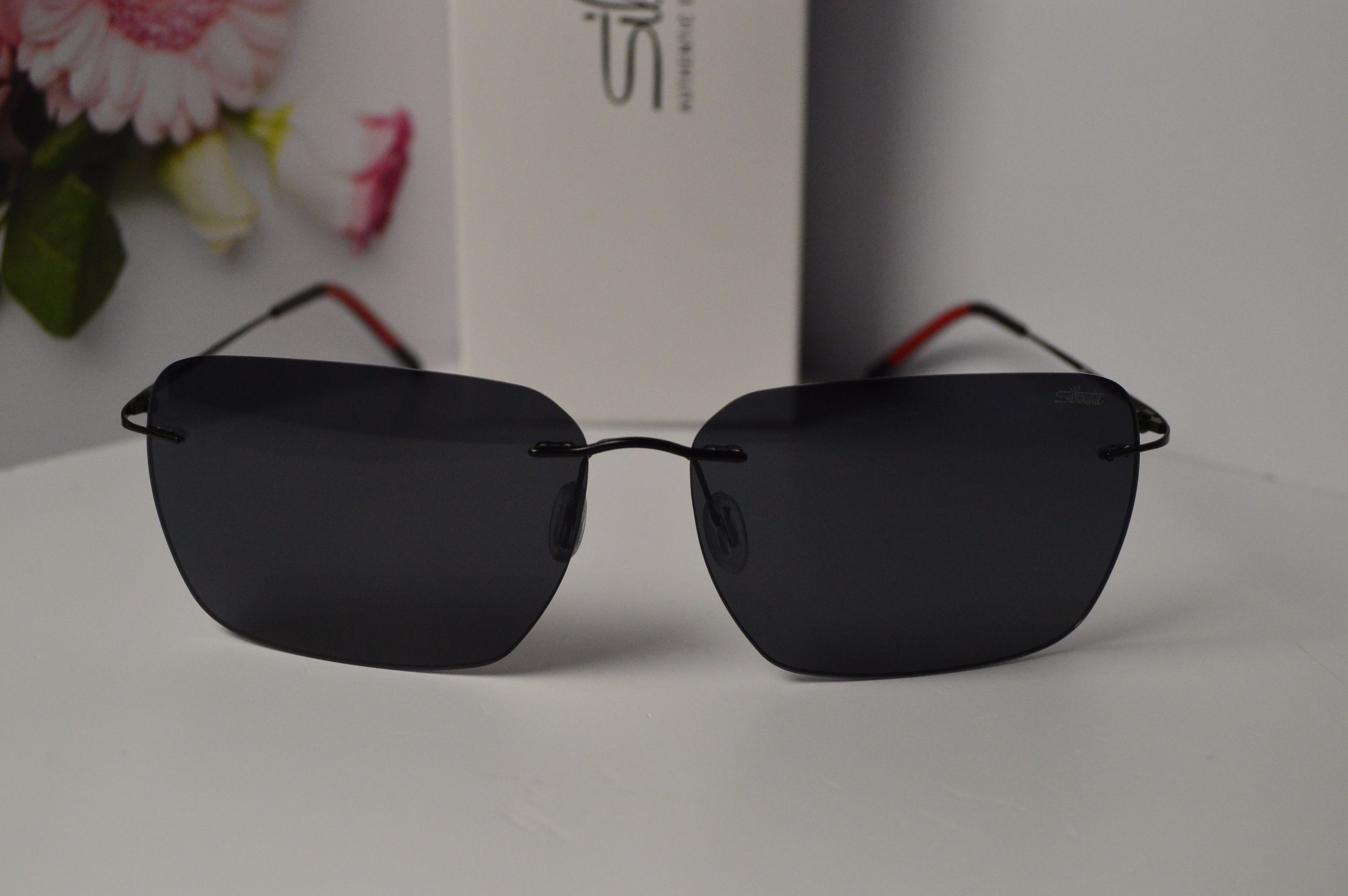Очки солнцезащитные, титановые, Silhouette SL 8677, стильная модель для него!