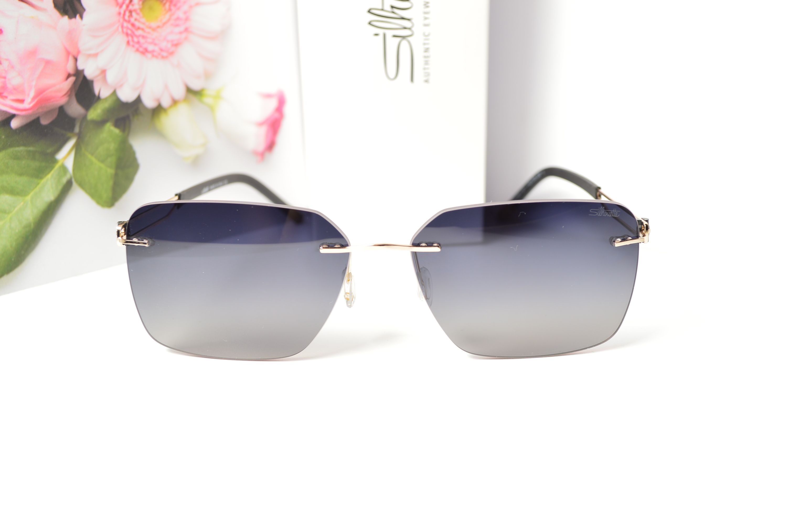 Очки солнцезащитные, титановые, Silhouette SL 66010, стильная модель для него, но можно и для нее!