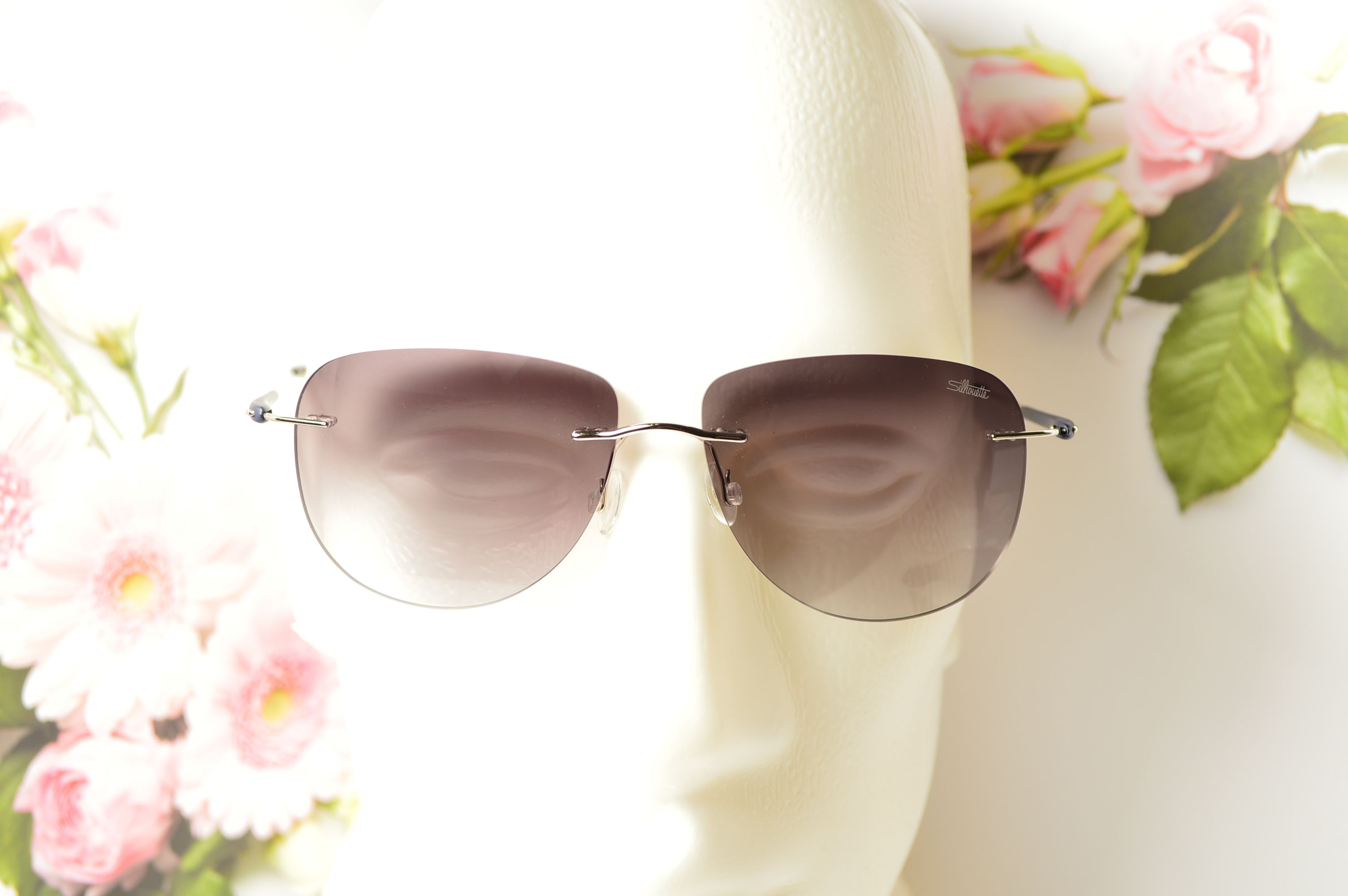 Очки солнцезащитные авиатор, титановые, Silhouette SL 8655, стильная модель для него и для неё!
