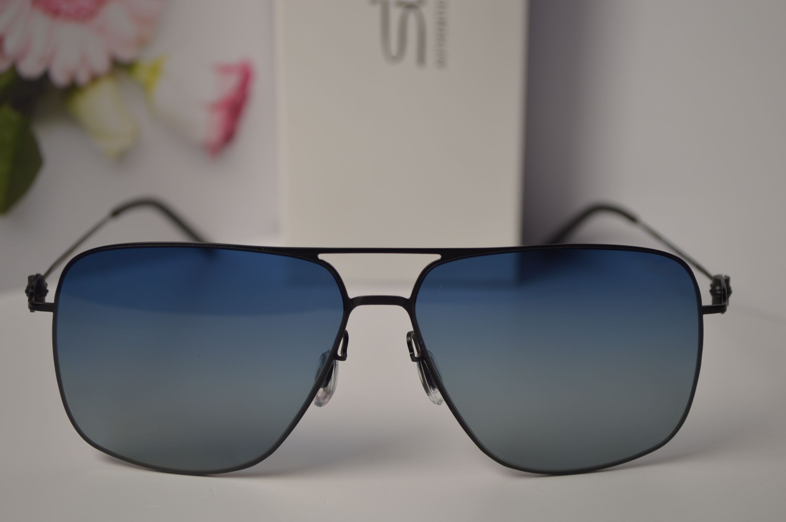 Очки мужские солнцезащитные авиатор, титановые, Silhouette SL 66003. Стиль этого лета!