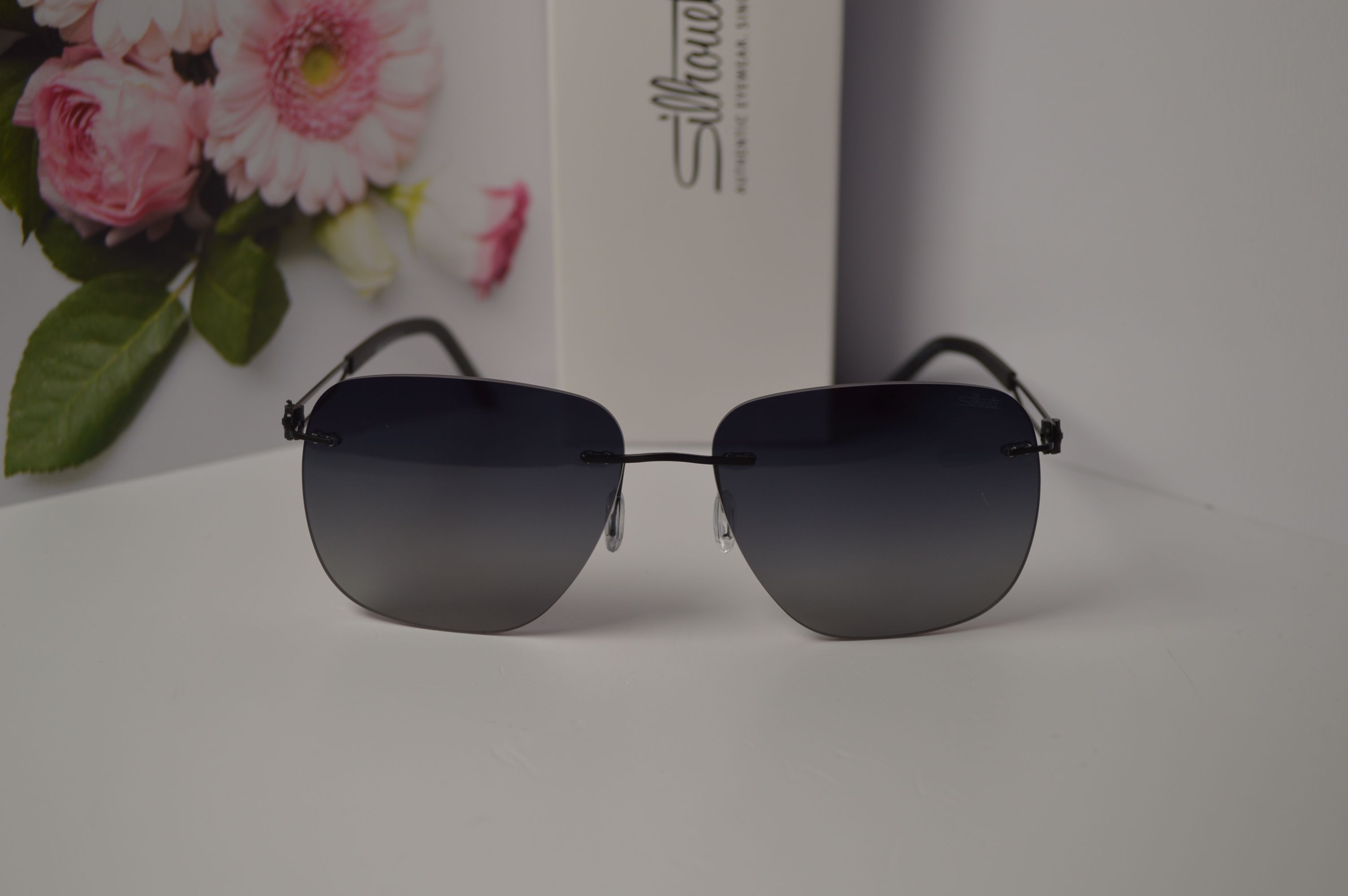 Очки солнцезащитные авиатор, титановые, Silhouette SL 66008. Стиль этого лета! Унисекс