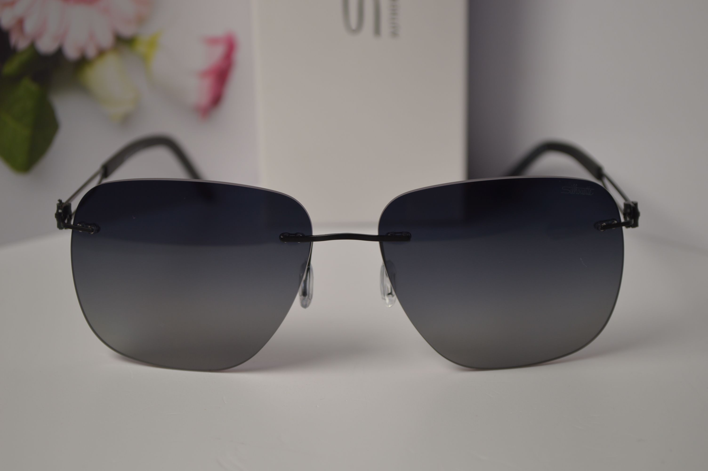 Очки солнцезащитные авиатор, титановые, Silhouette SL 66008. Стиль этого лета! Унисекс