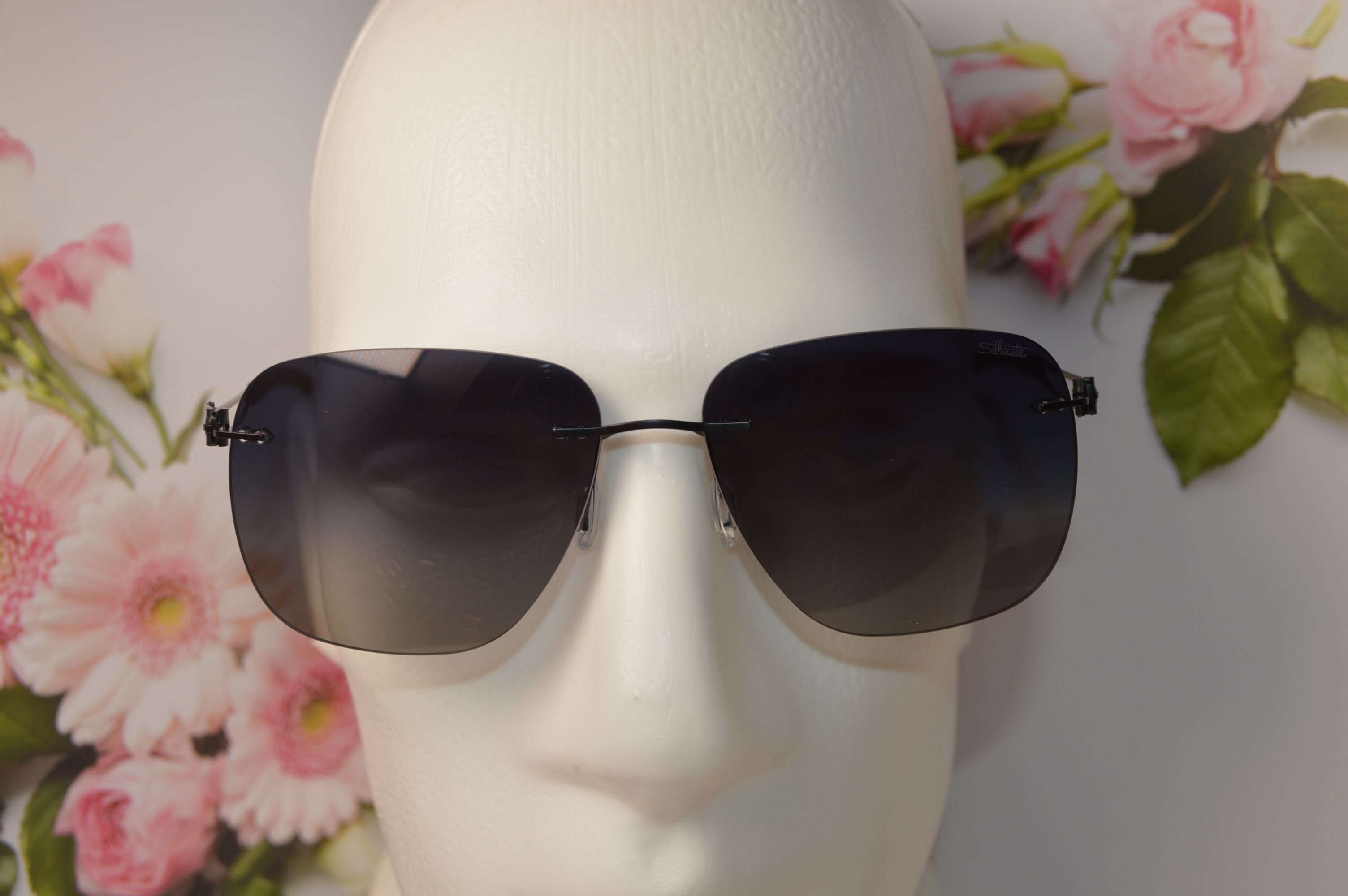 Очки солнцезащитные авиатор, титановые, Silhouette SL 66008. Стиль этого лета! Унисекс