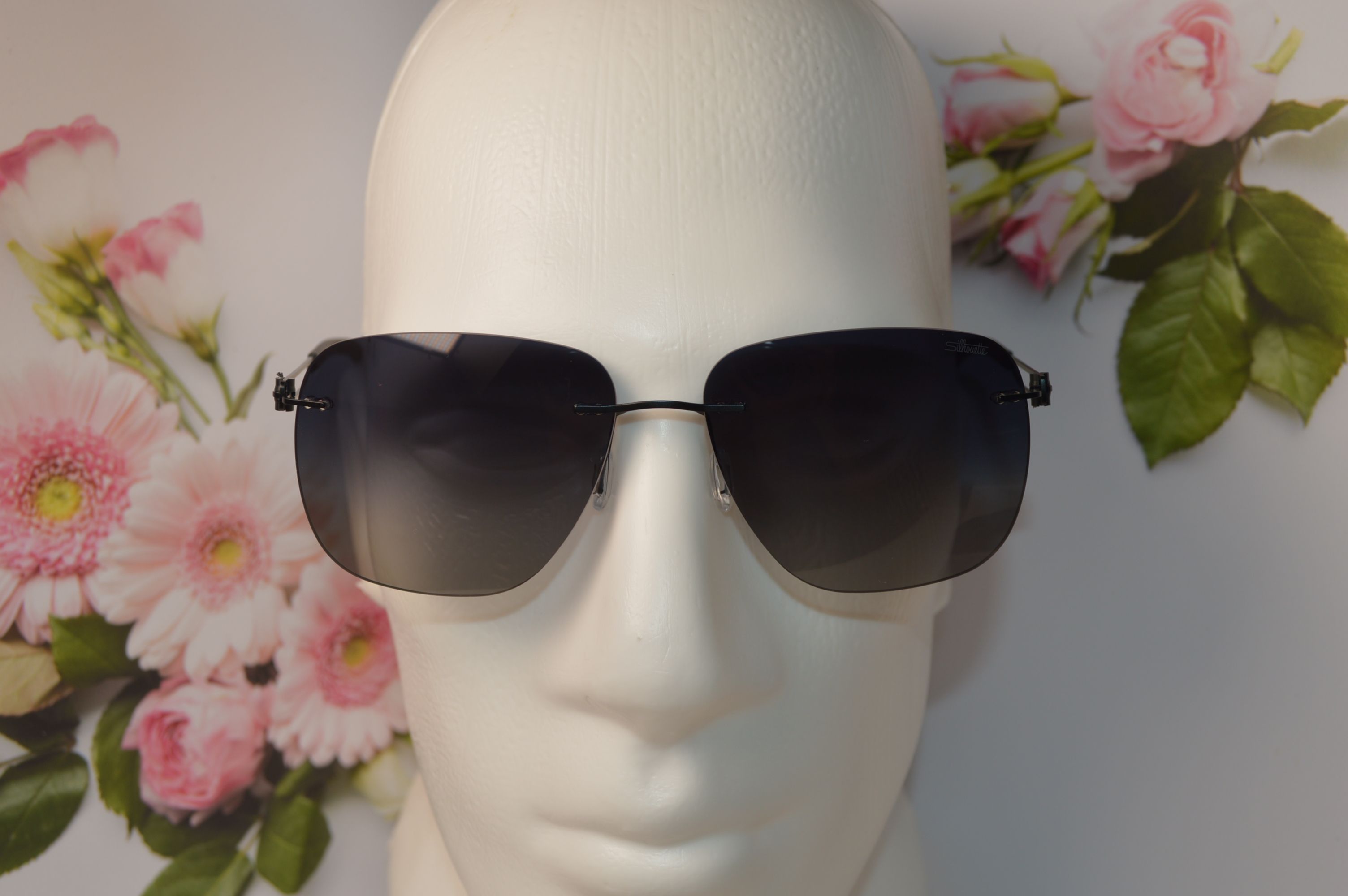 Очки солнцезащитные авиатор, титановые, Silhouette SL 66008. Стиль этого лета! Унисекс