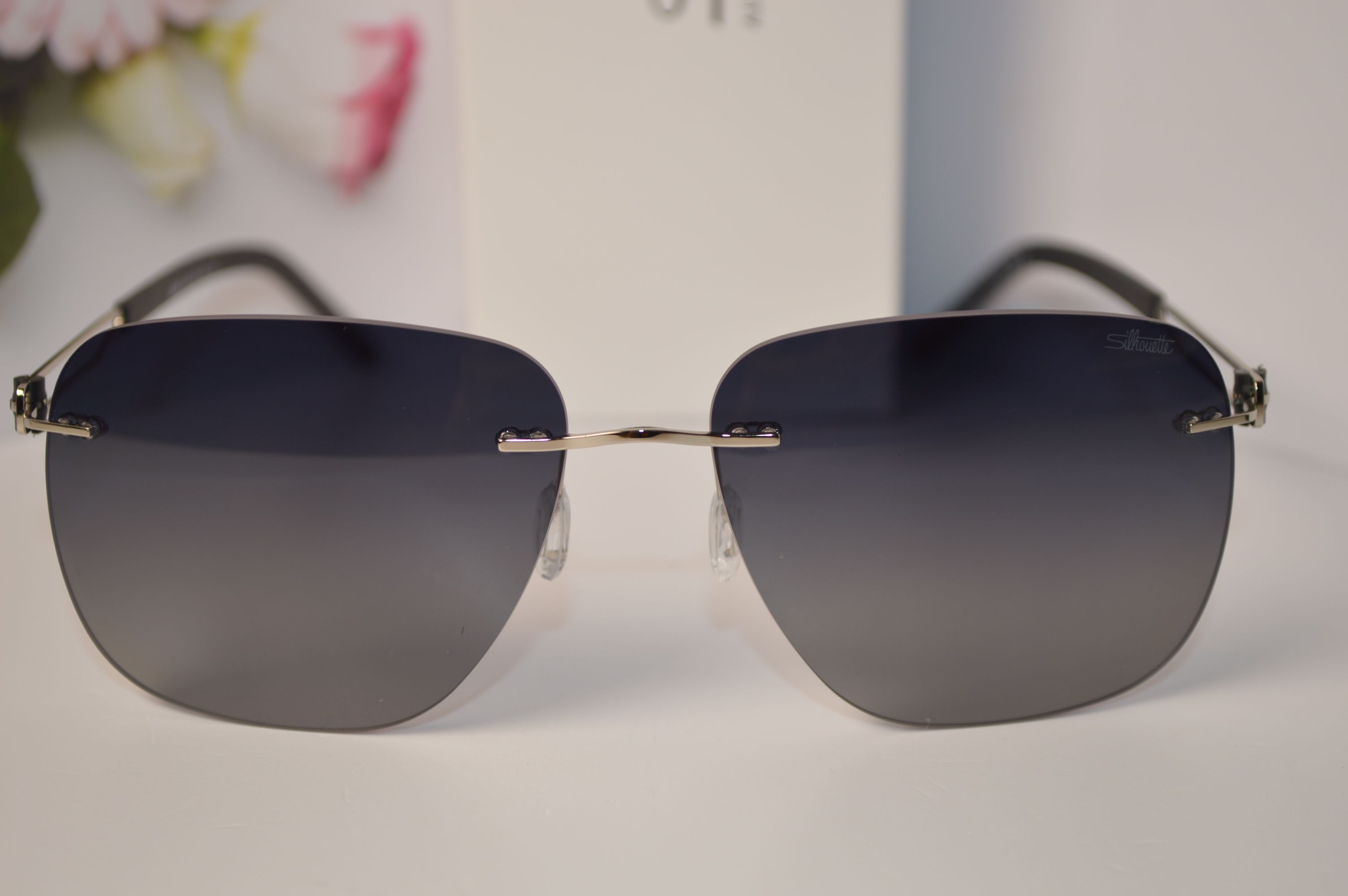 Очки солнцезащитные авиатор, титановые, Silhouette SL 66008. Стиль этого лета! Унисекс