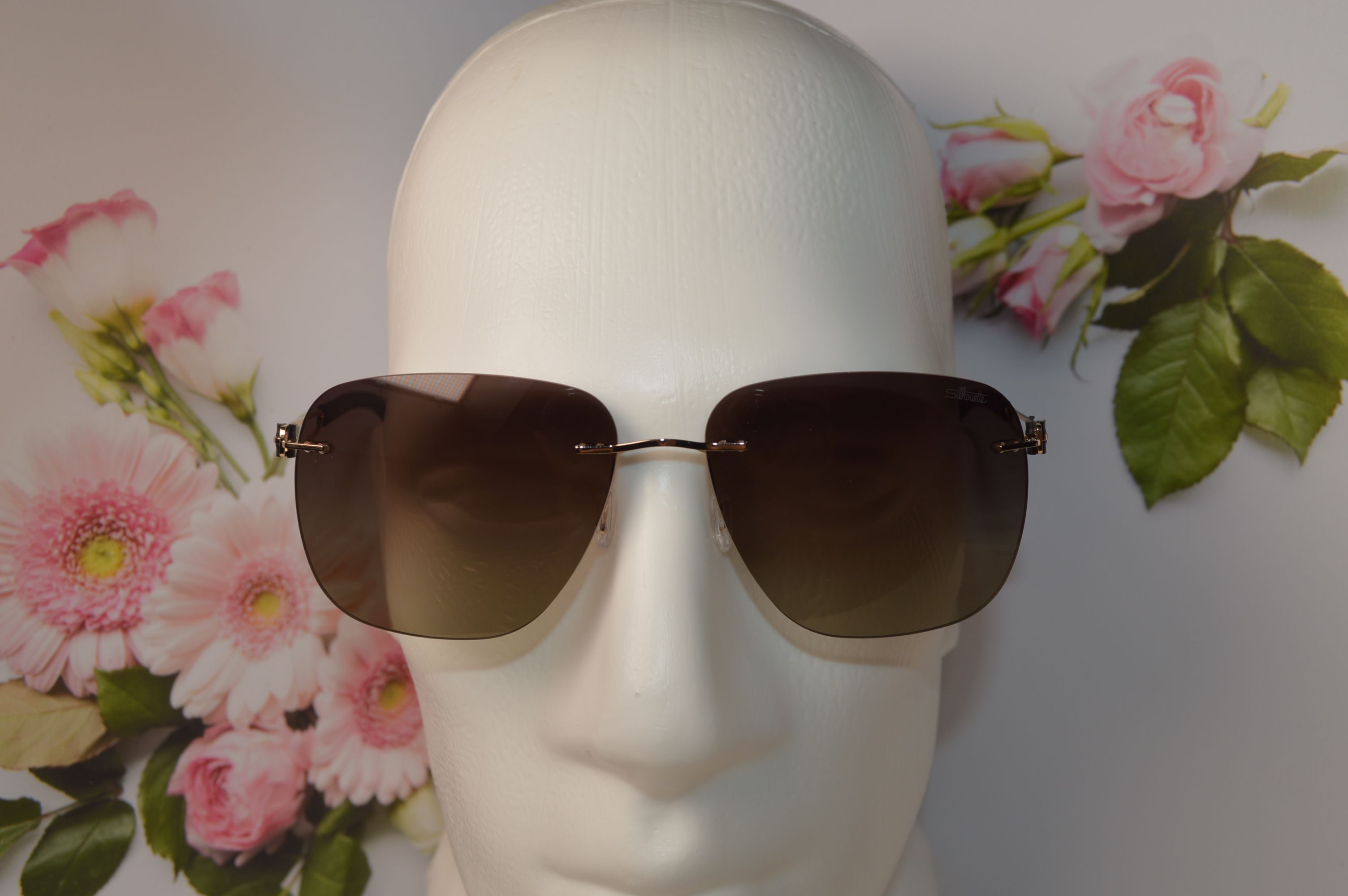 Очки солнцезащитные авиатор, титановые, Silhouette SL 66008. Стиль этого лета! Унисекс