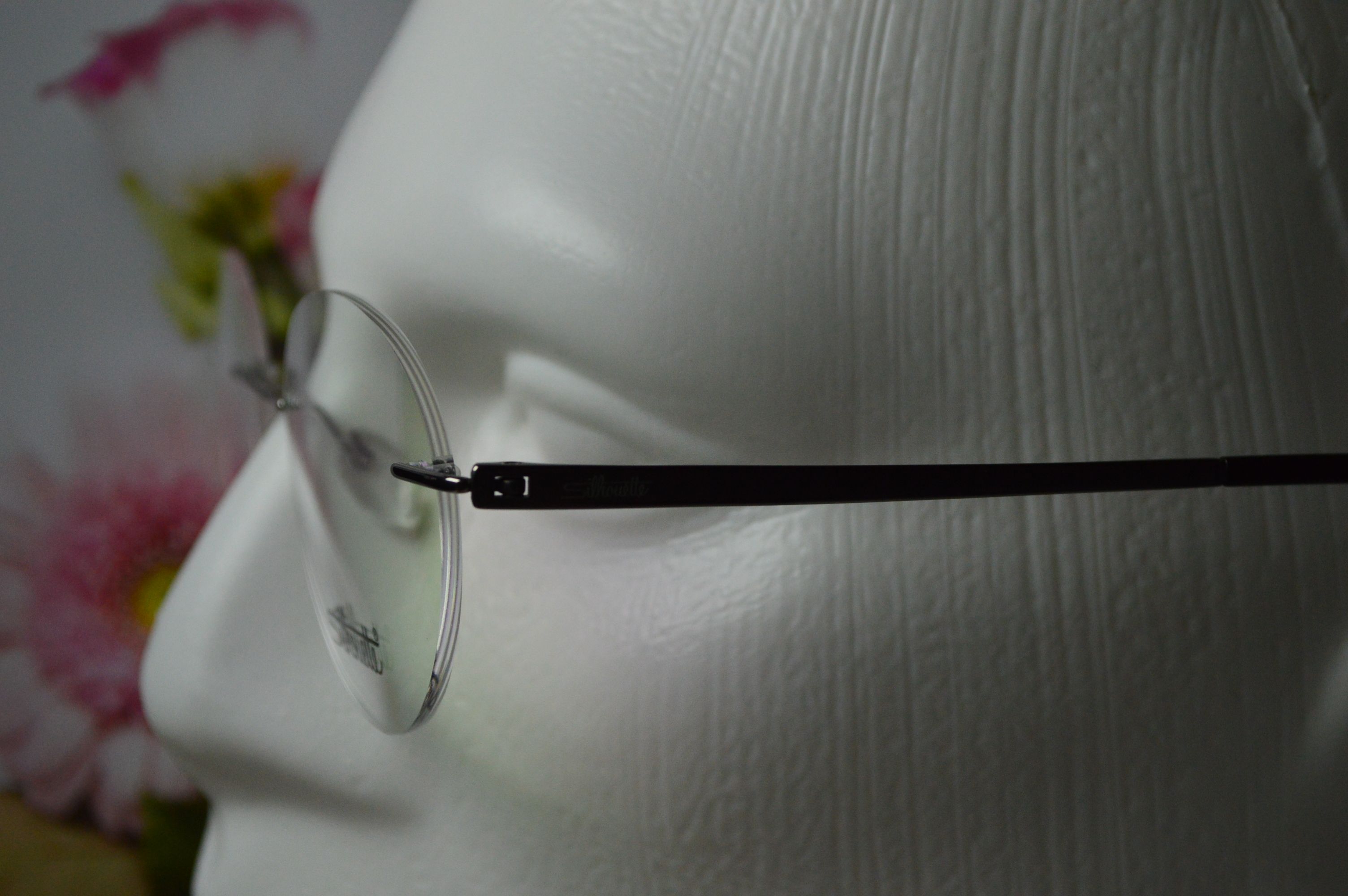 Оправа титан, Silhouette S5409, безободковая, круглая, унисекс.