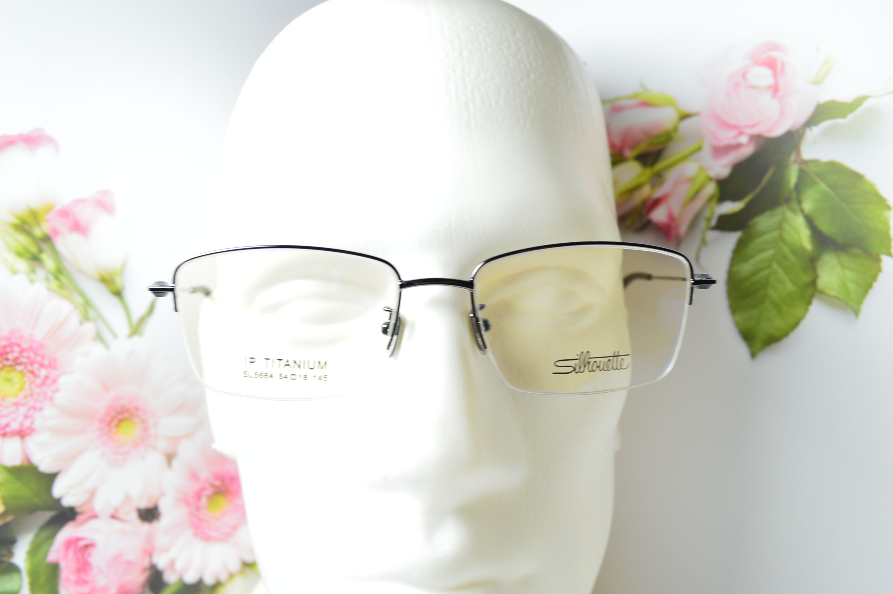Оправа классическая, титан, полуободковая, Silhouette SL 5664. Стиль только для него!