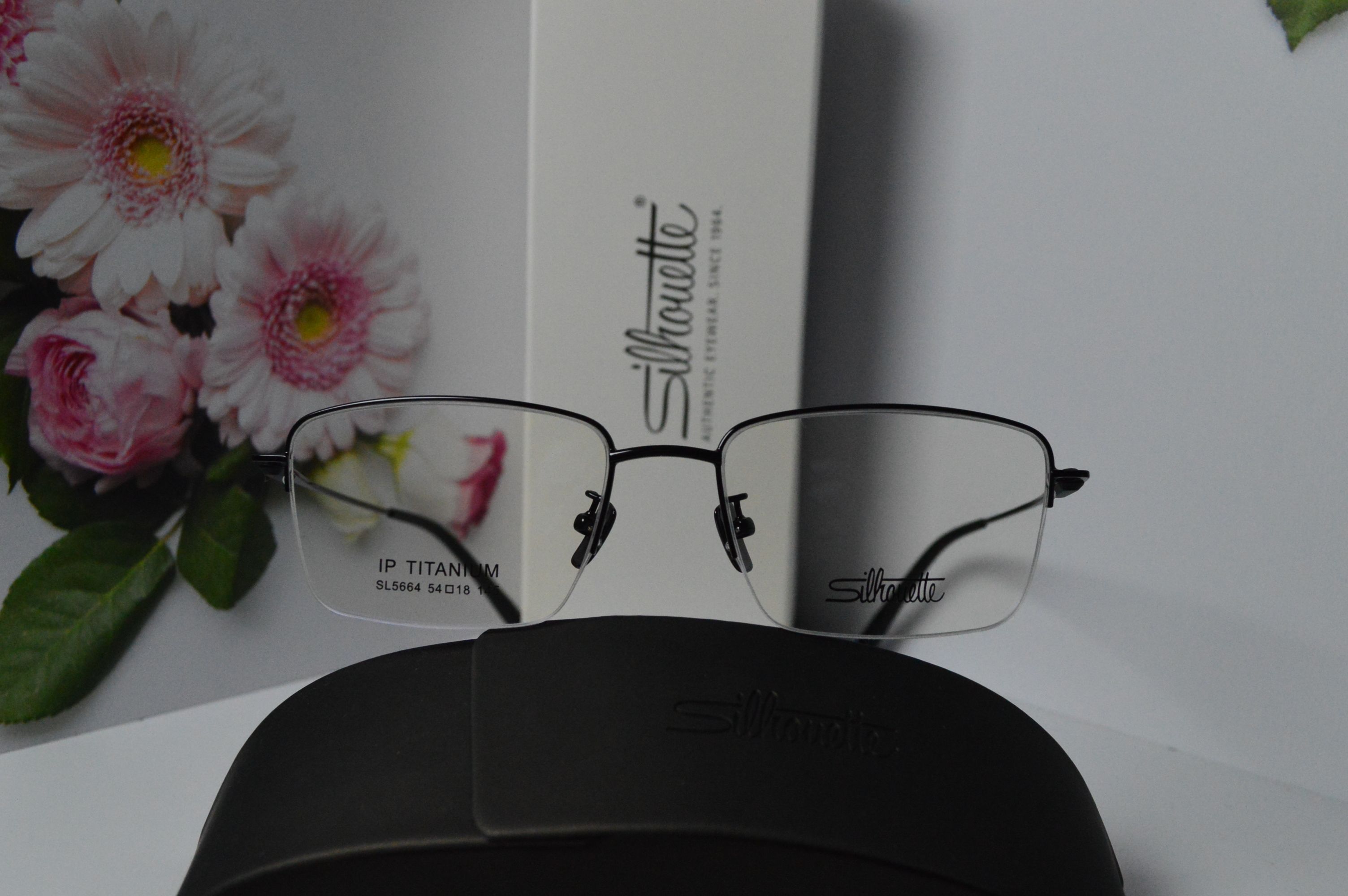 Оправа классическая, титан, полуободковая, Silhouette SL 5664. Стиль только для него!