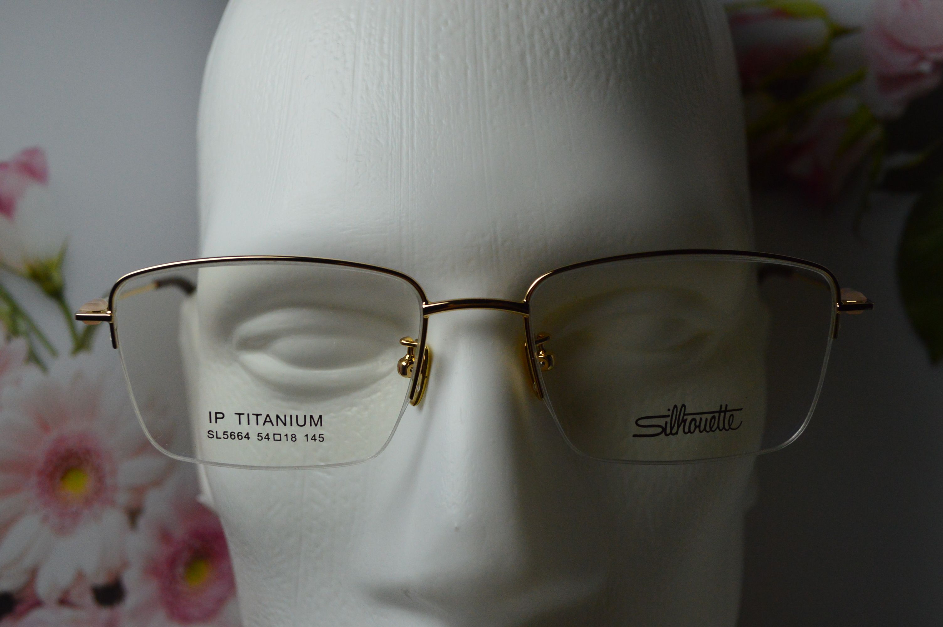Оправа классическая, титан, полуободковая, Silhouette SL 5664. Стиль только для него!