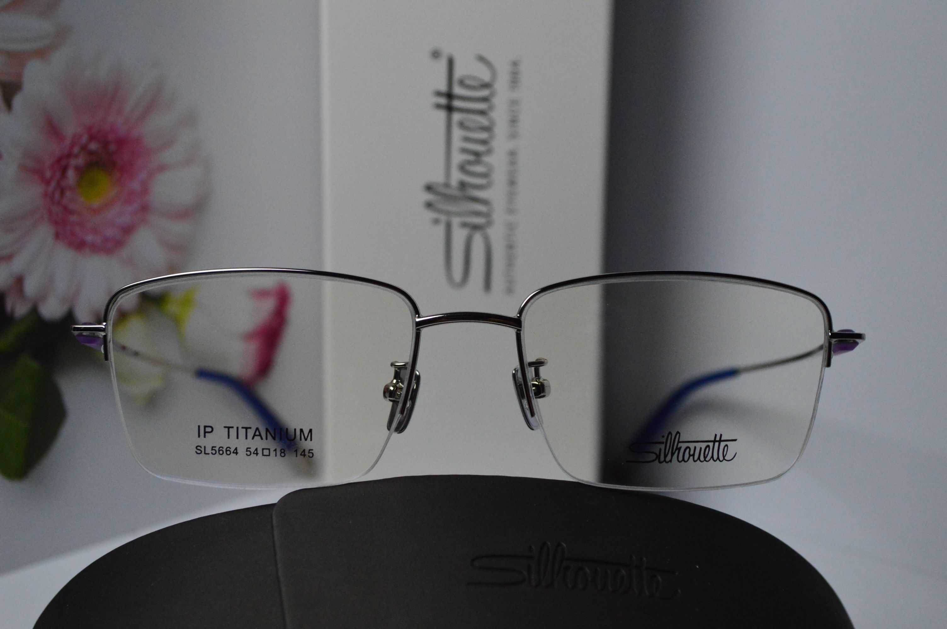 Оправа классическая, титан, полуободковая, Silhouette SL 5664. Стиль только для него!