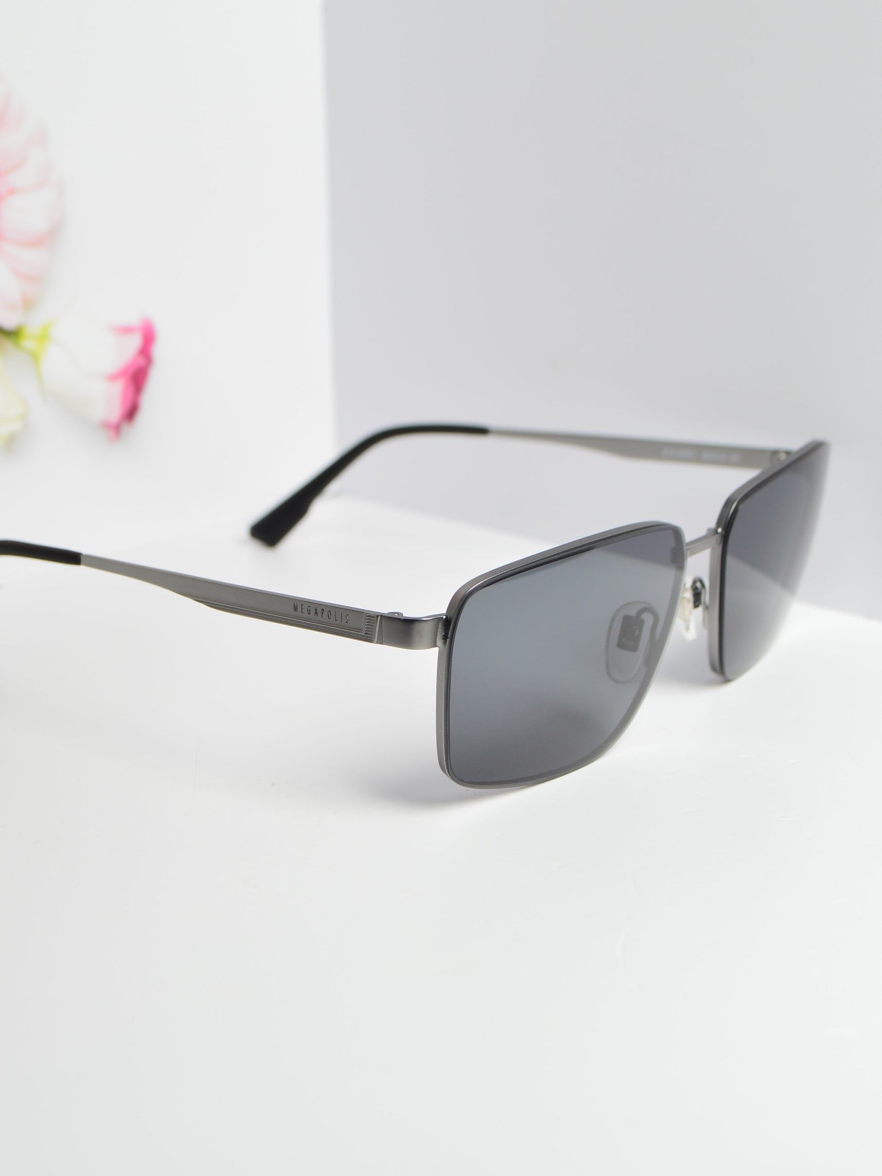 Солнцезащитные очки, стиль классический, унисекс, Megapolis 618