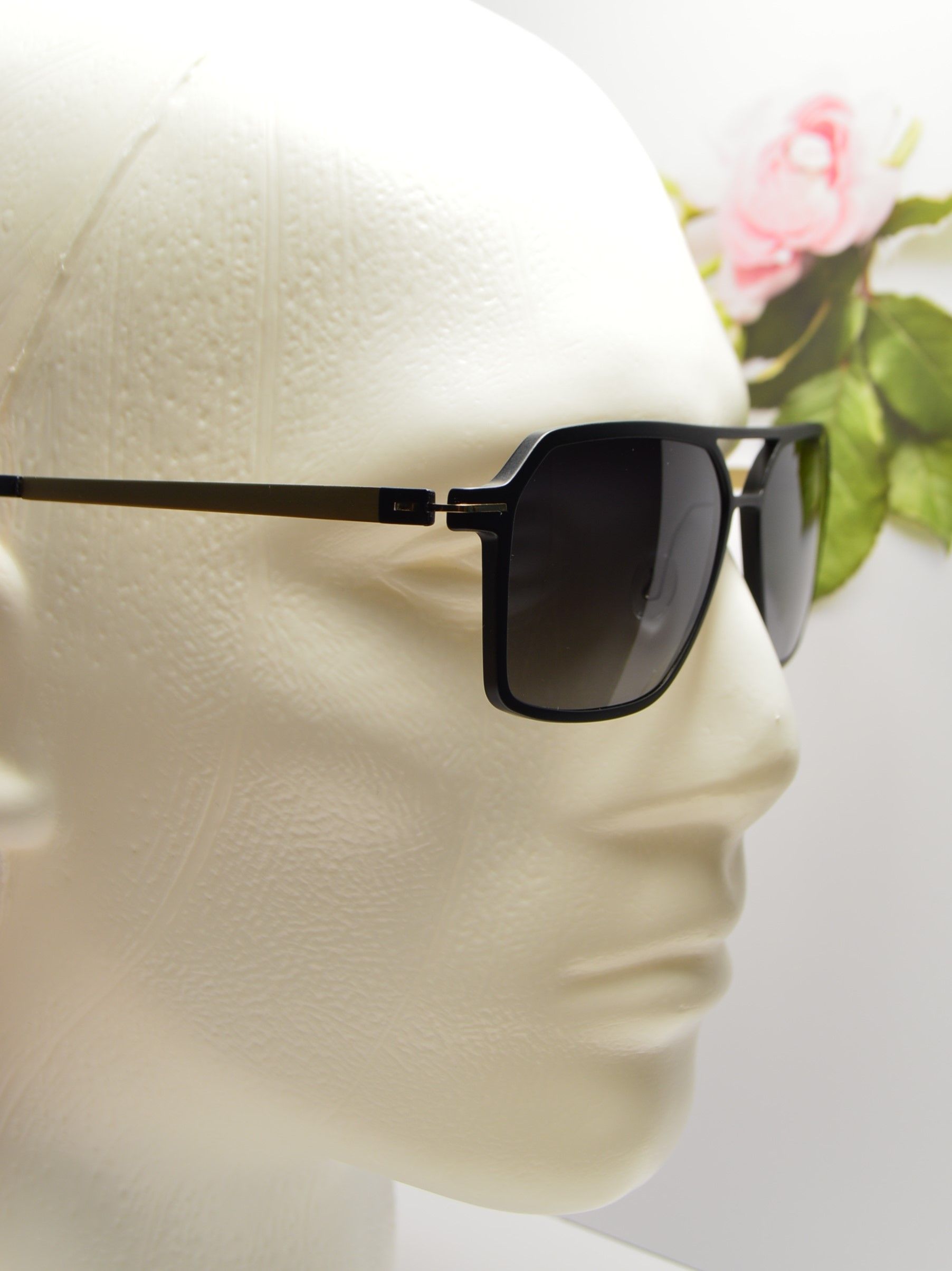 Очки солнцезащитные, авиатор, титановые с пластиковым ободком, Silhouette SPX 2951 75. Стиль для каждого!